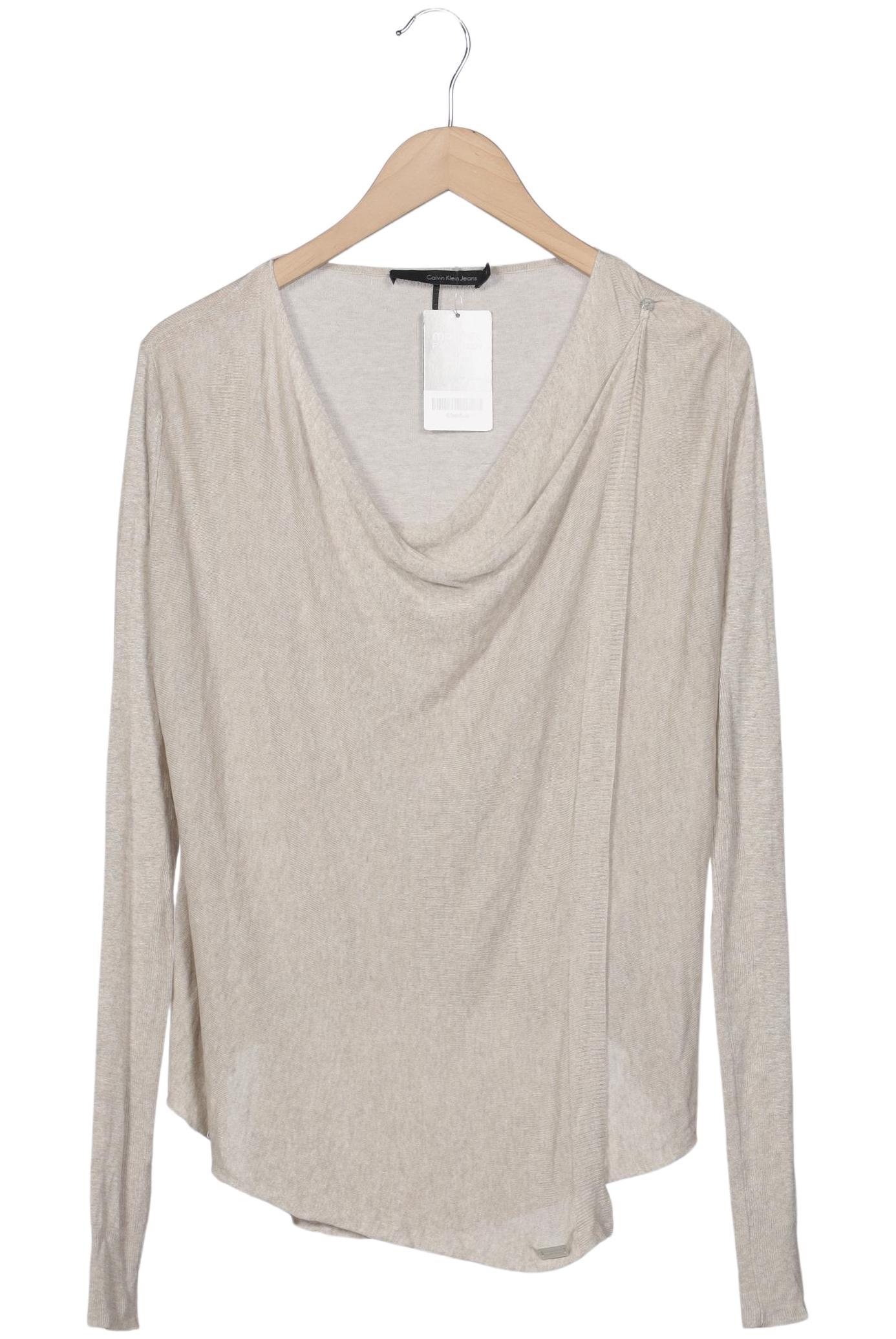 

Calvin Klein Jeans Damen Strickjacke, beige, Gr. 38