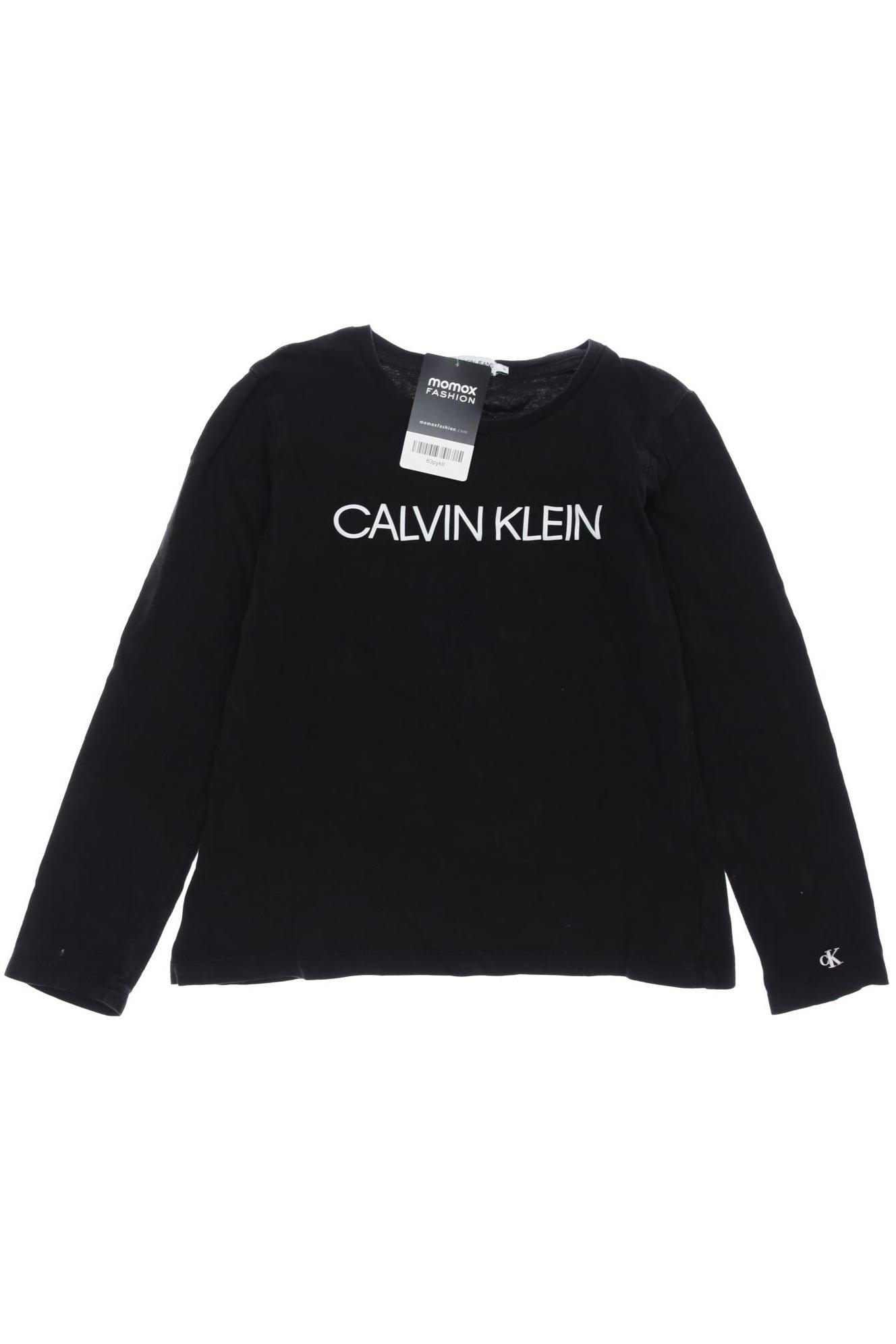 

Calvin Klein Jeans Damen Langarmshirt, schwarz, Gr. 152