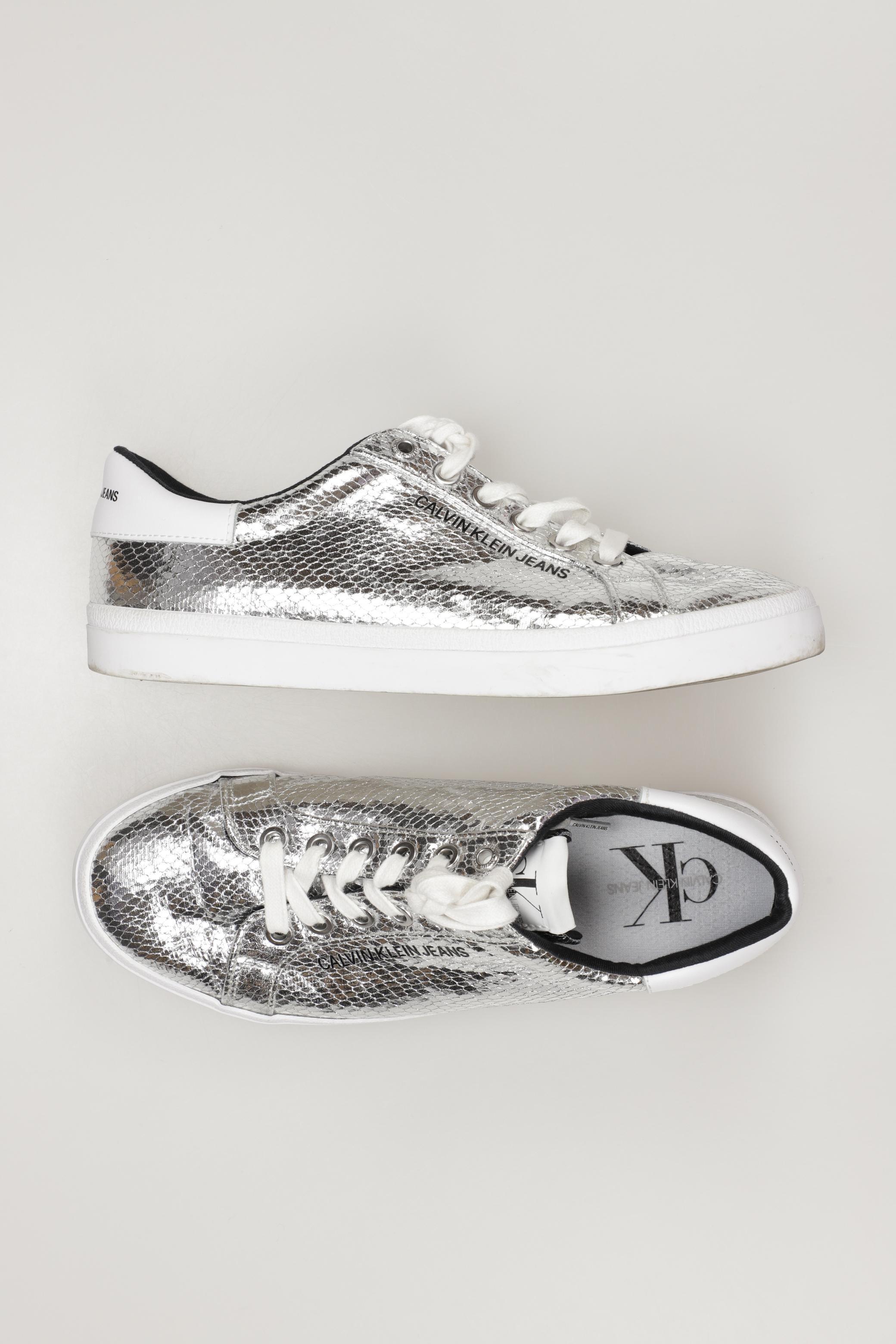

Calvin Klein Jeans Damen Sneakers, silber