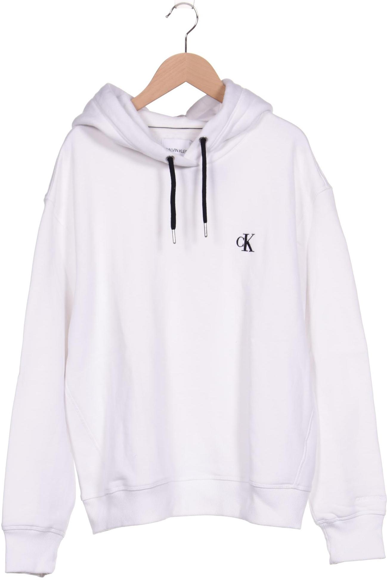 

Calvin Klein Jeans Damen Kapuzenpullover, weiß