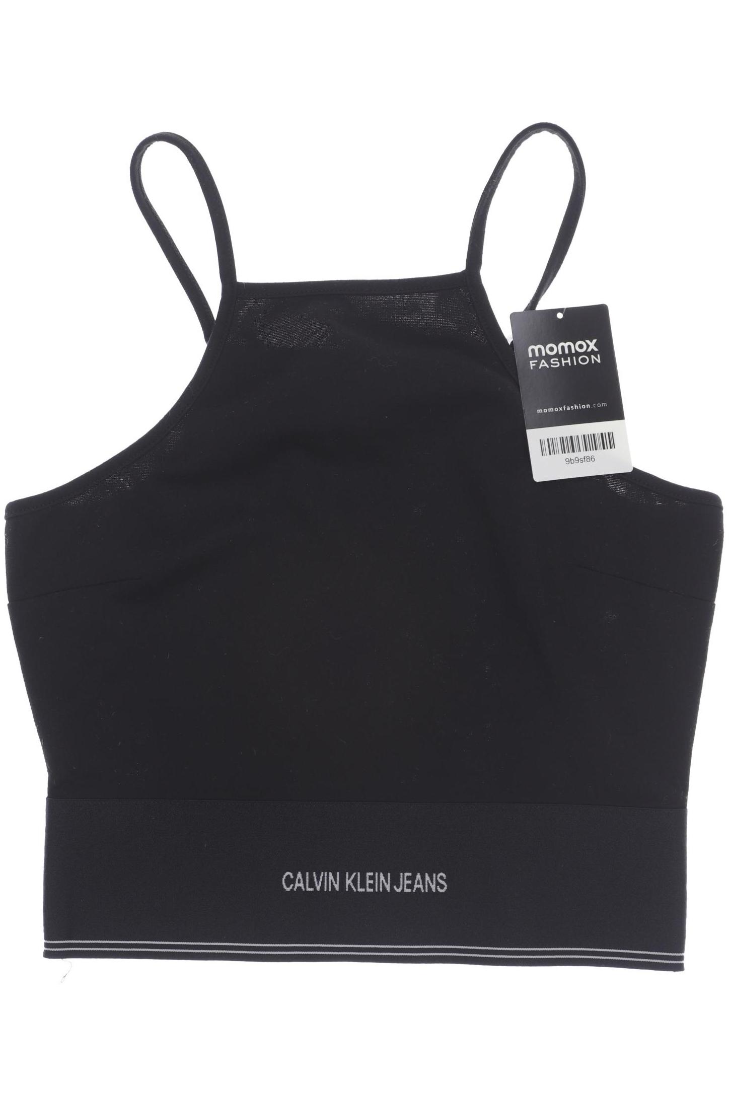 

Calvin Klein Jeans Damen Top, schwarz, Gr. 34
