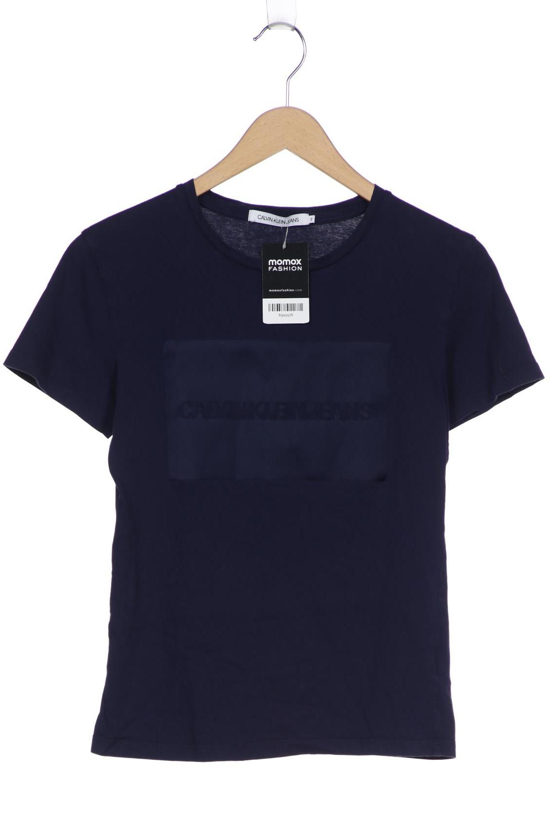 

Calvin Klein Jeans Damen T-Shirt, marineblau, Gr. 36
