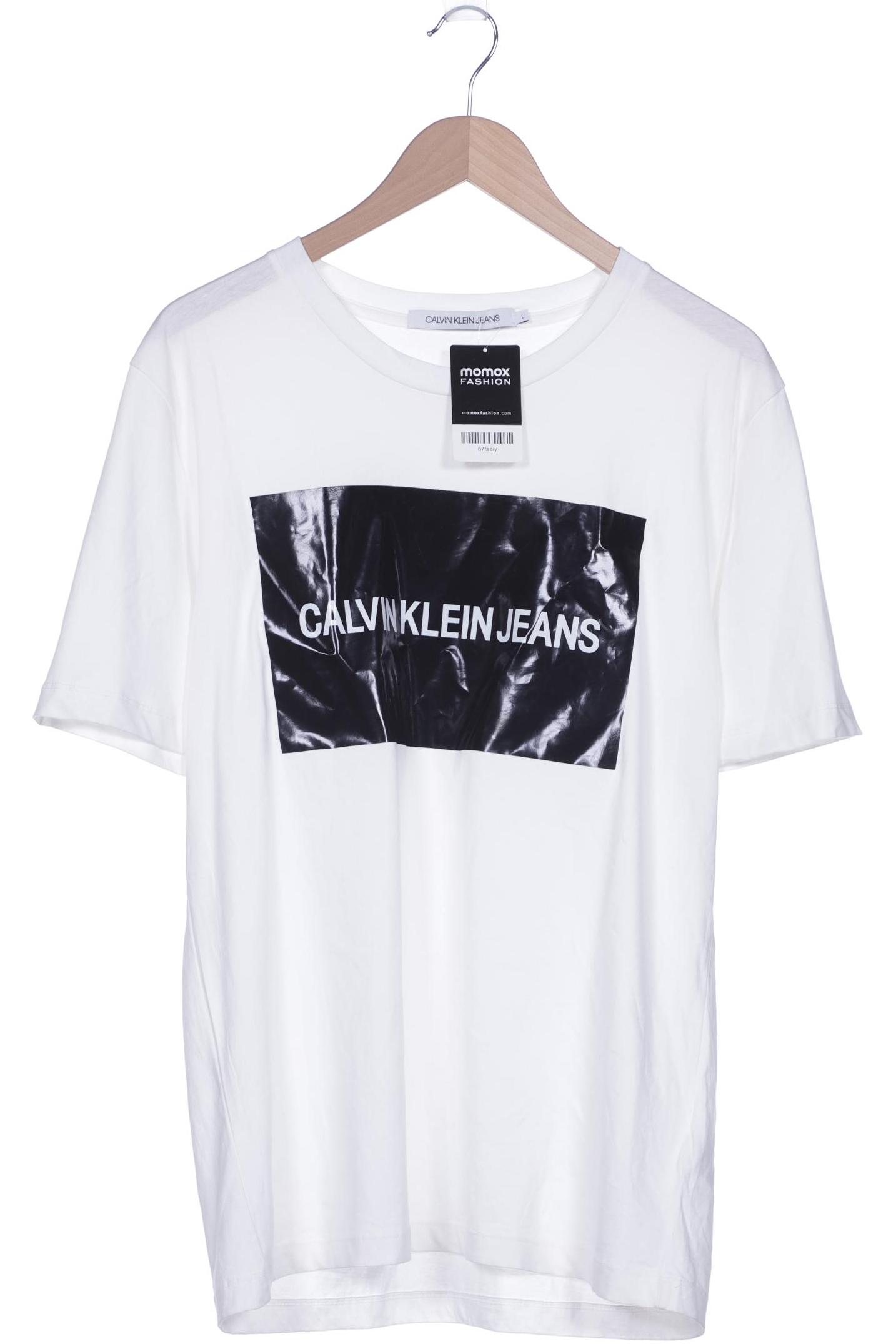 

Calvin Klein Jeans Herren T-Shirt, weiß