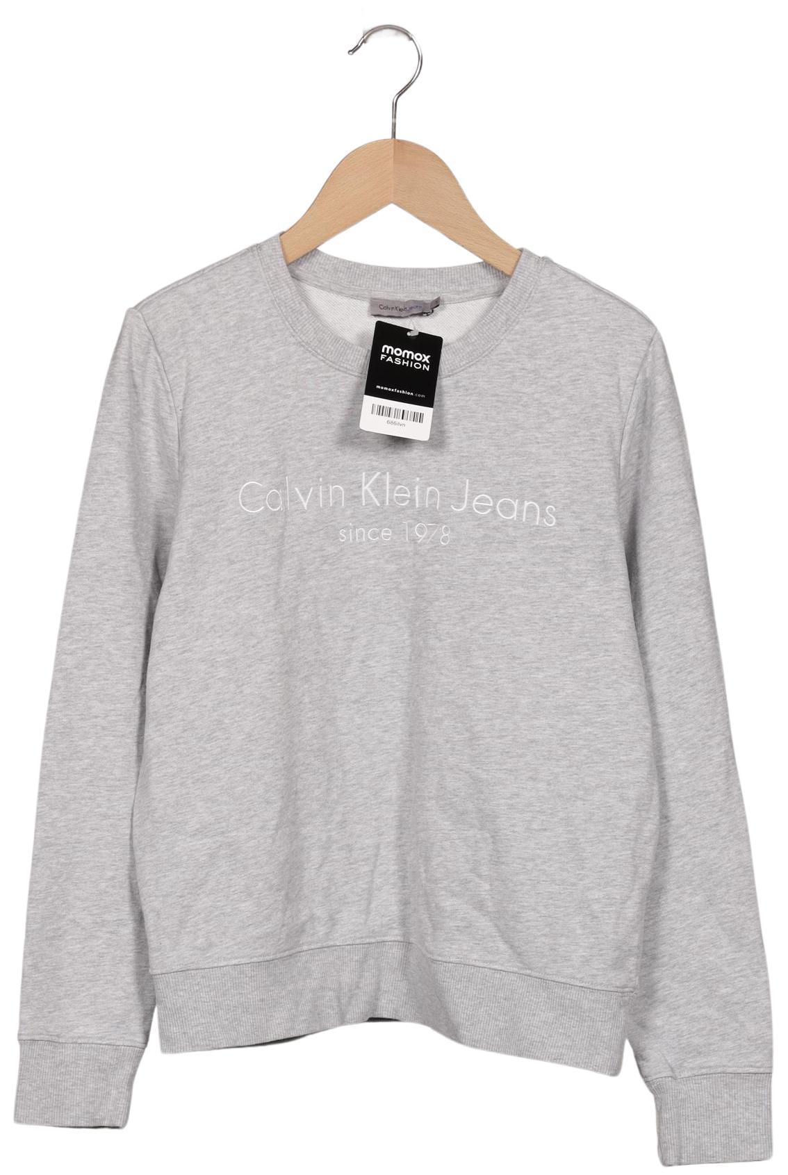 

Calvin Klein Jeans Damen Sweatshirt, grau, Gr. 36