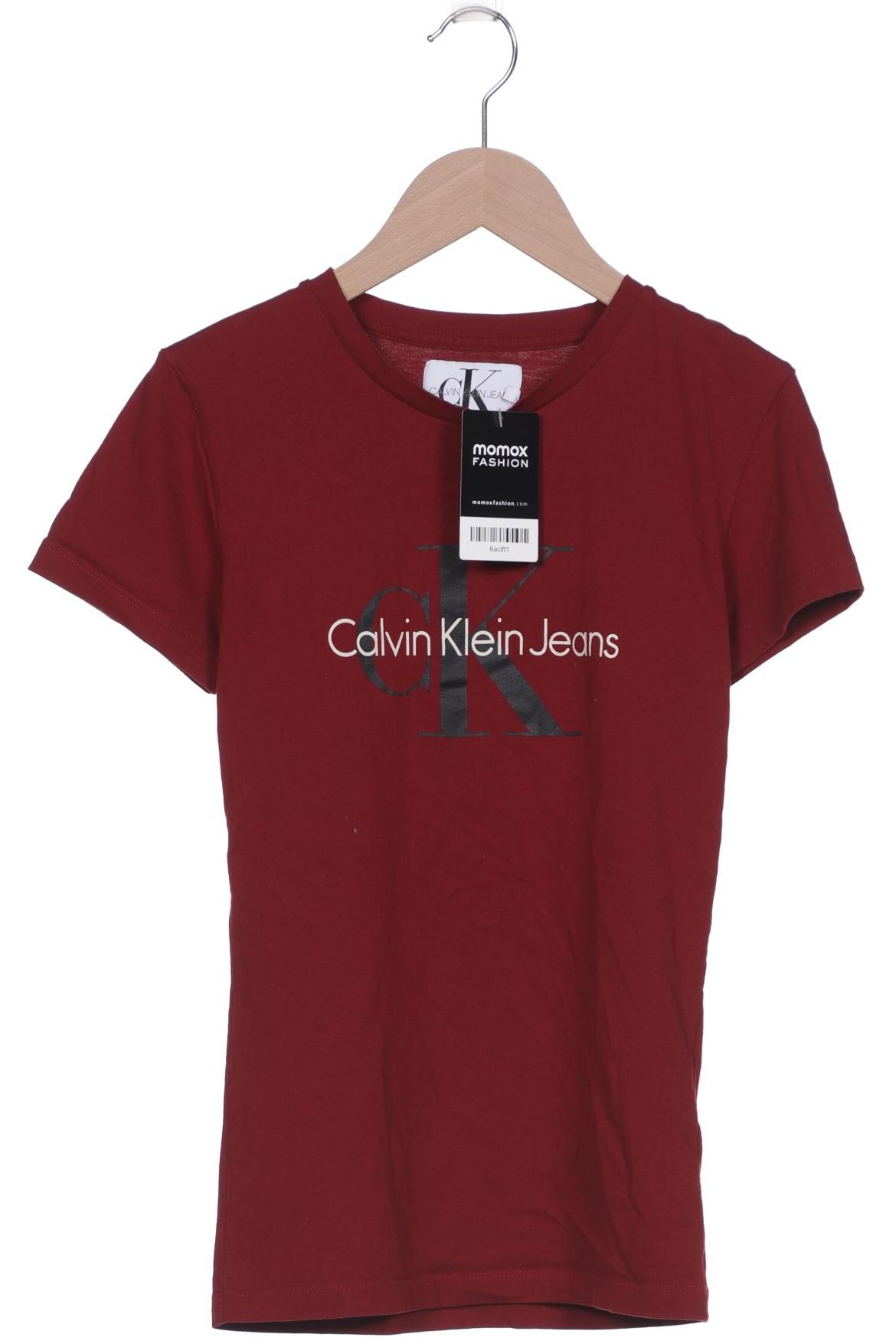 

Calvin Klein Jeans Damen T-Shirt, bordeaux