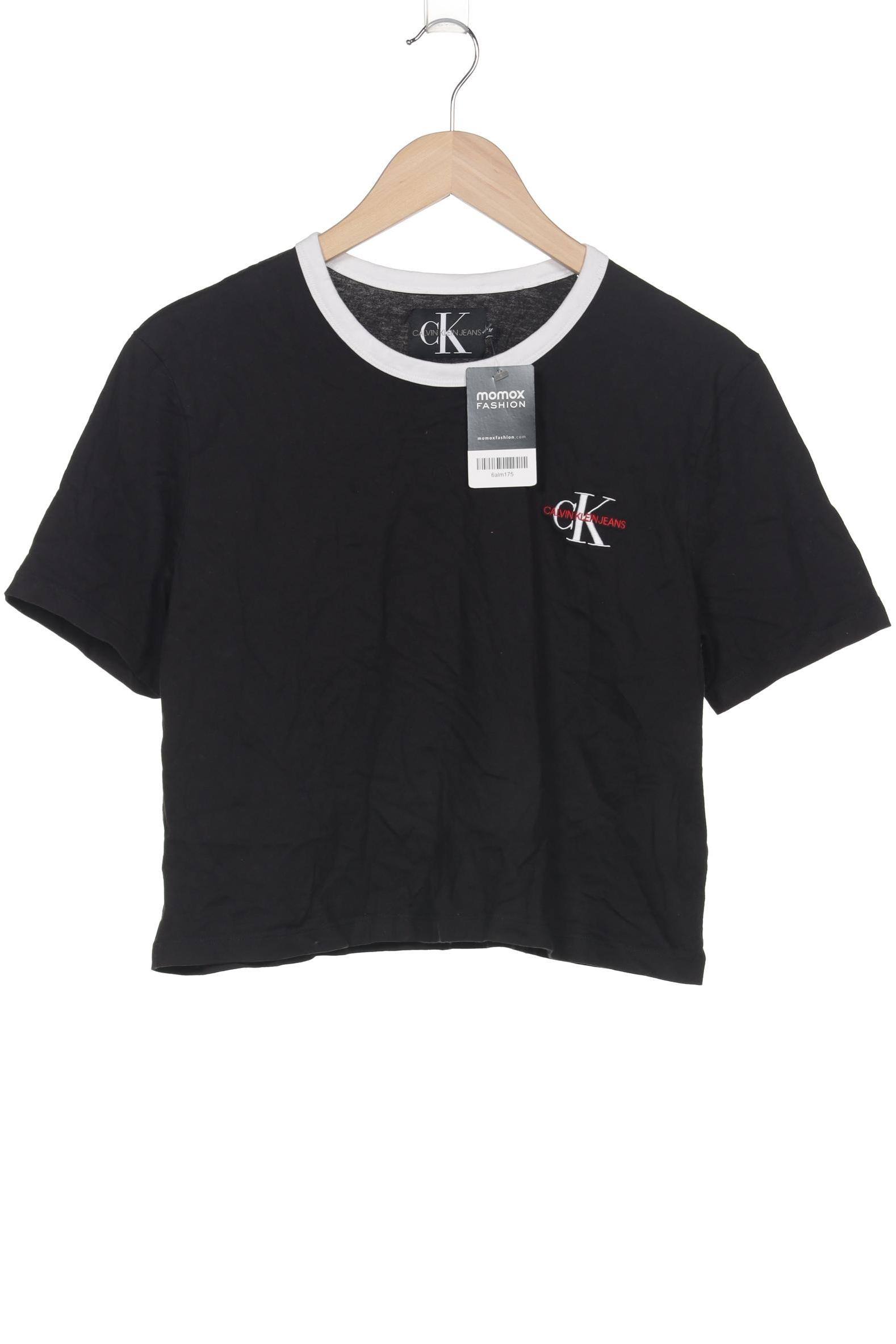

Calvin Klein Jeans Damen T-Shirt, schwarz, Gr. 38