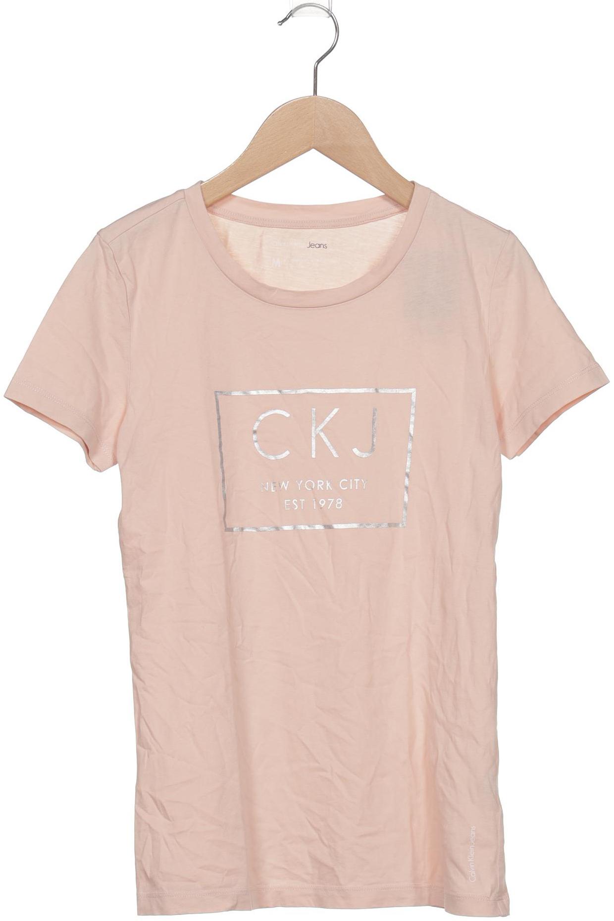 

Calvin Klein Jeans Damen T-Shirt, pink, Gr. 38