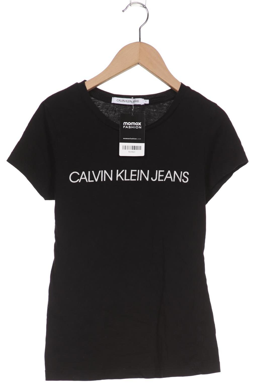 

Calvin Klein Jeans Damen T-Shirt, schwarz, Gr. 36