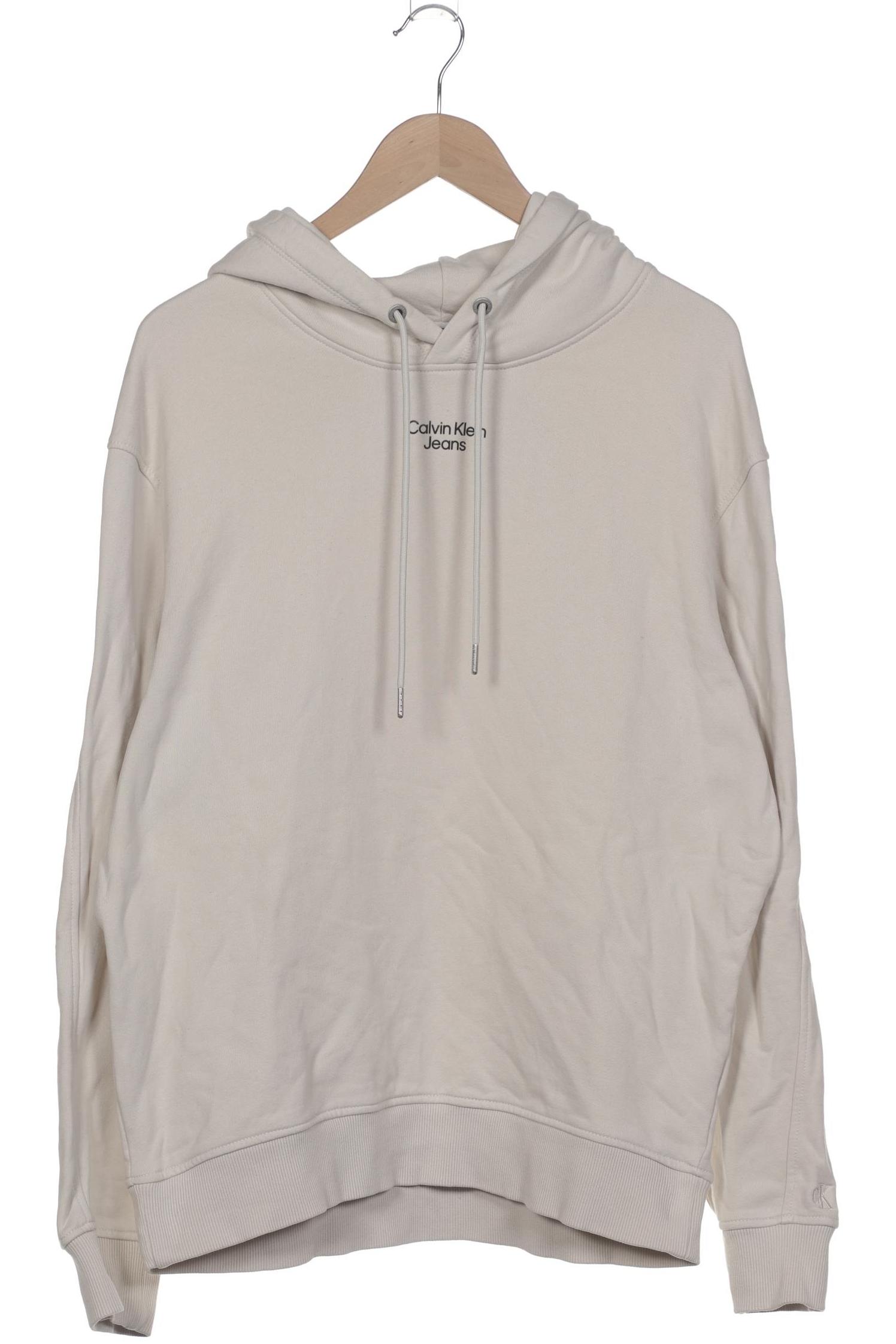 

Calvin Klein Jeans Herren Kapuzenpullover, cremeweiß, Gr. 52