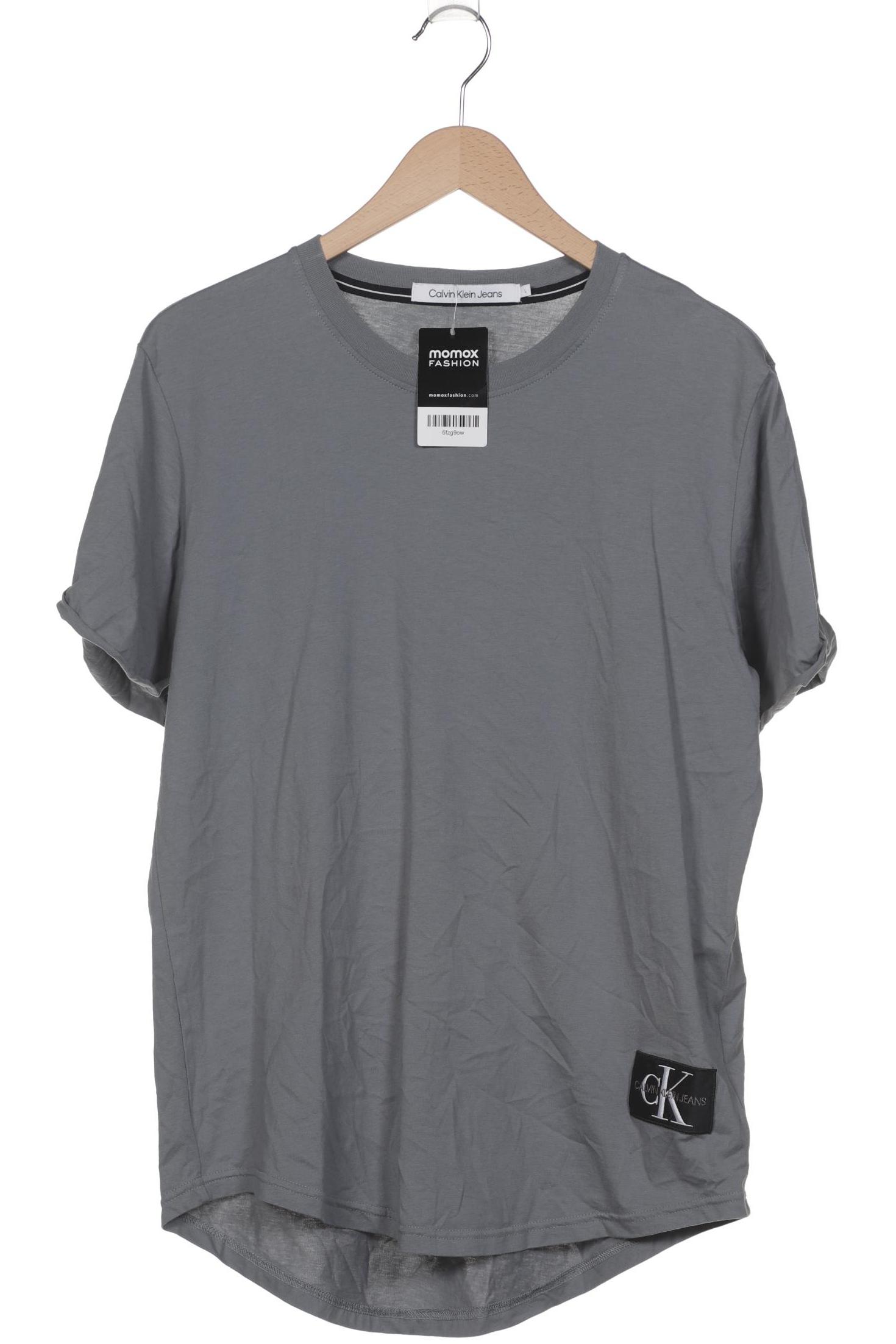 

Calvin Klein Jeans Damen T-Shirt, grau, Gr. 42