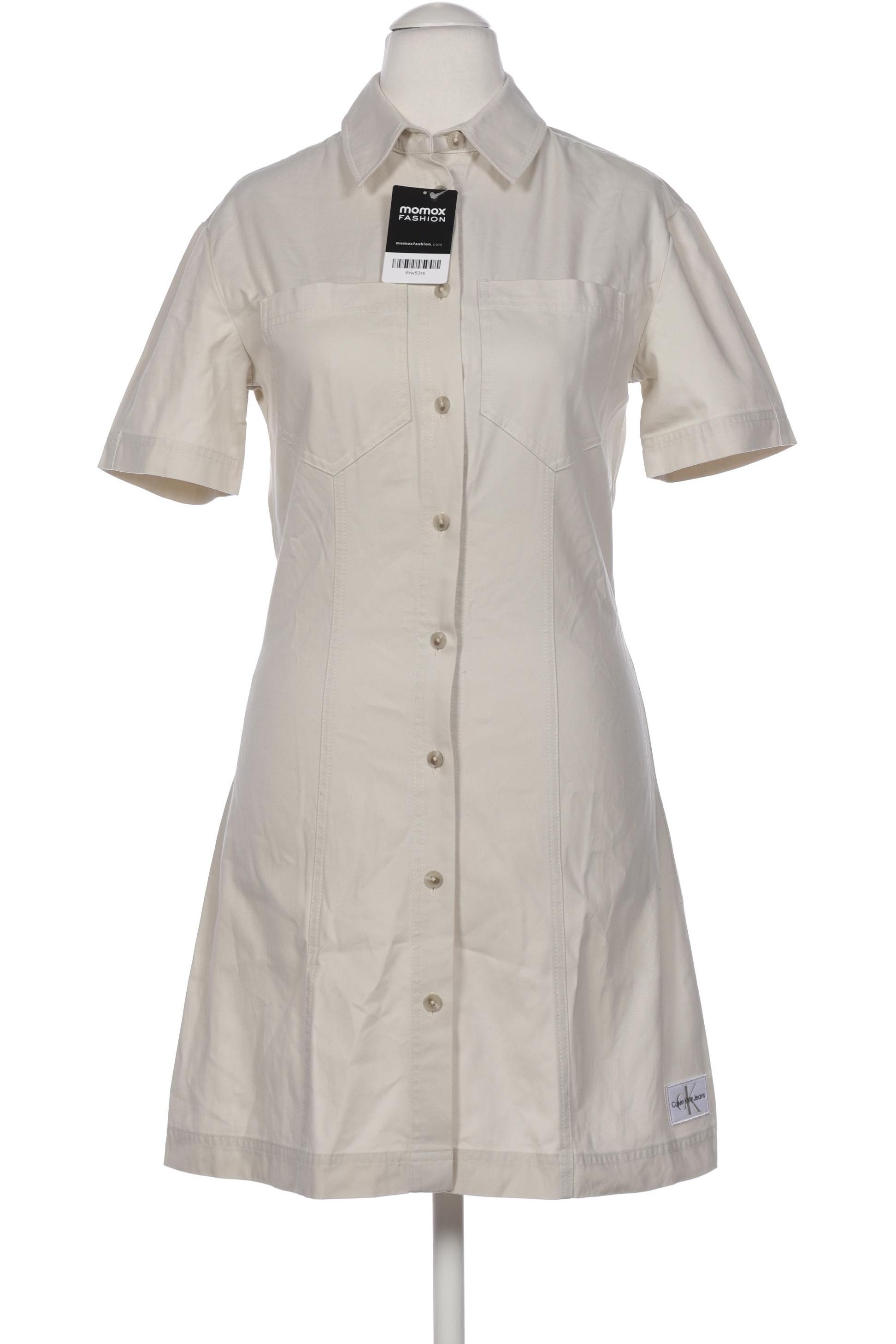 

Calvin Klein Jeans Damen Kleid, cremeweiß, Gr. 36
