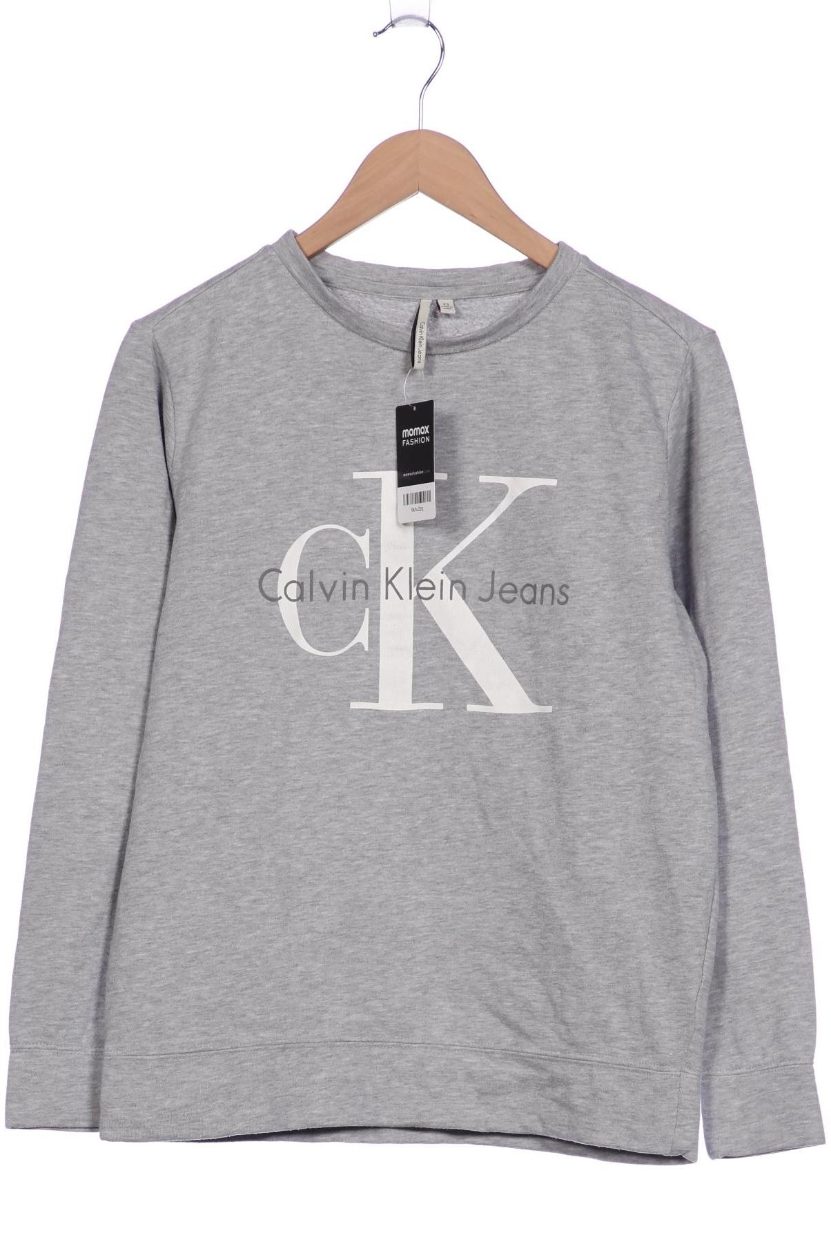 

Calvin Klein Jeans Damen Sweatshirt, grau, Gr. 34