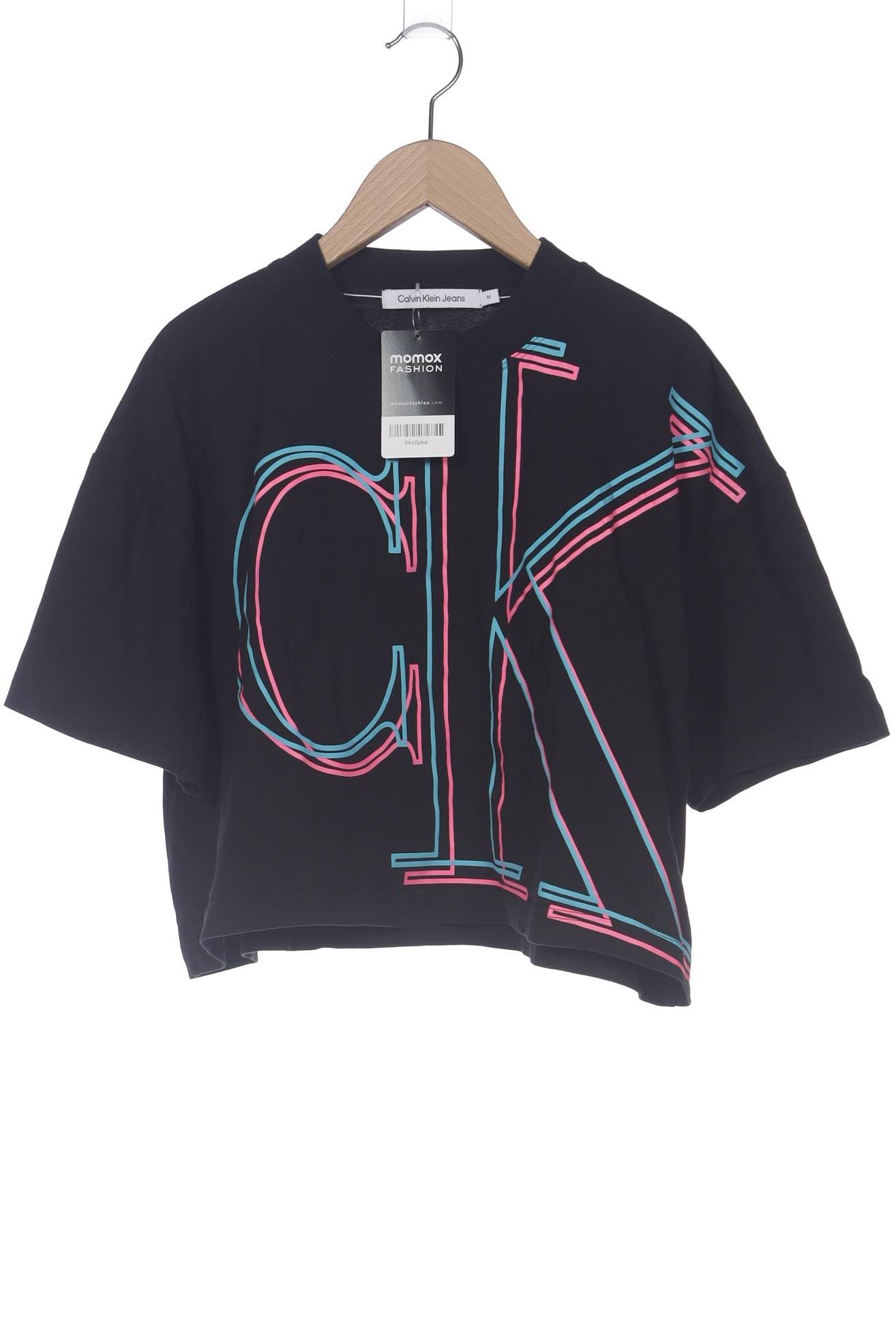 

Calvin Klein Jeans Damen T-Shirt, schwarz, Gr. 38