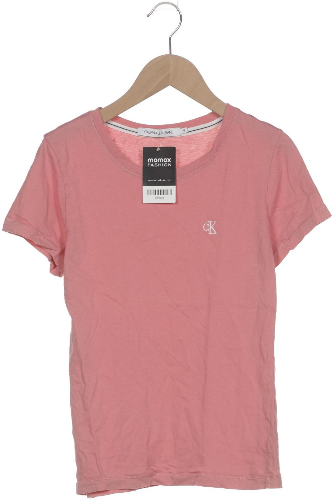 

Calvin Klein Jeans Damen T-Shirt, pink, Gr. 36