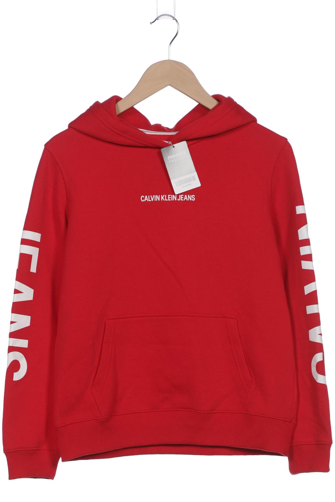 

Calvin Klein Jeans Damen Kapuzenpullover, rot, Gr. 38