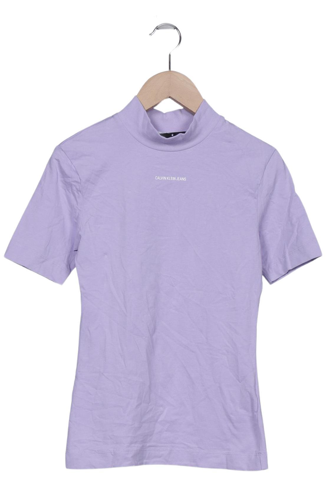 

Calvin Klein Jeans Damen T-Shirt, flieder, Gr. 34