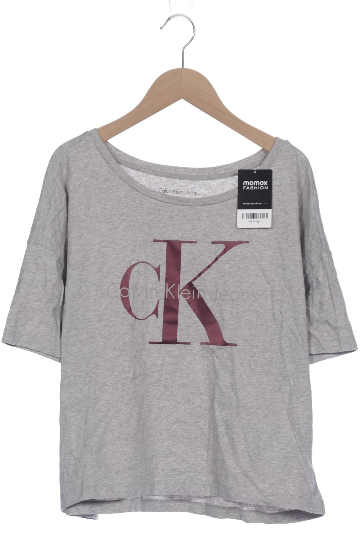 

Calvin Klein Jeans Damen T-Shirt, grau, Gr. 38