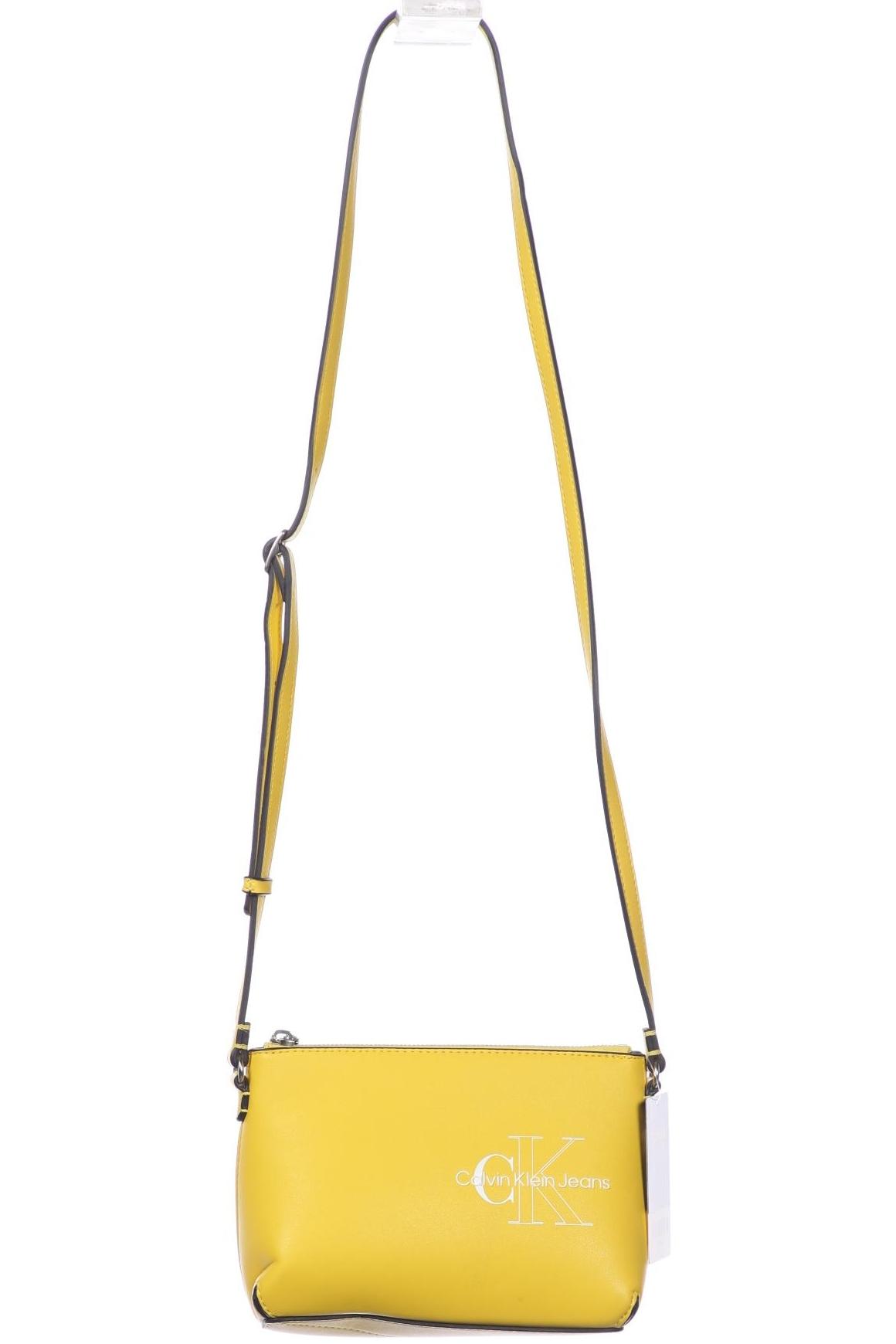 

Calvin Klein Jeans Damen Handtasche, gelb, Gr.