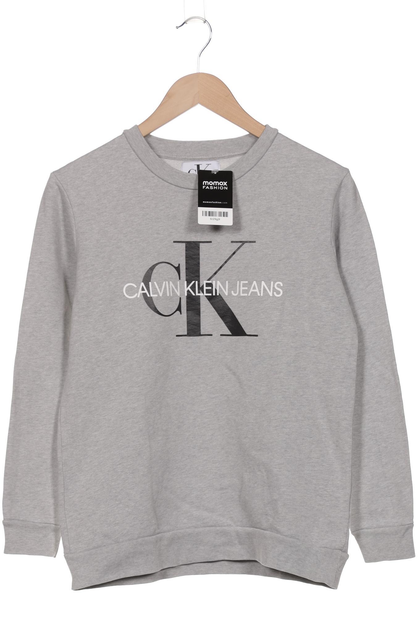 

Calvin Klein Jeans Damen Sweatshirt, grau, Gr. 34