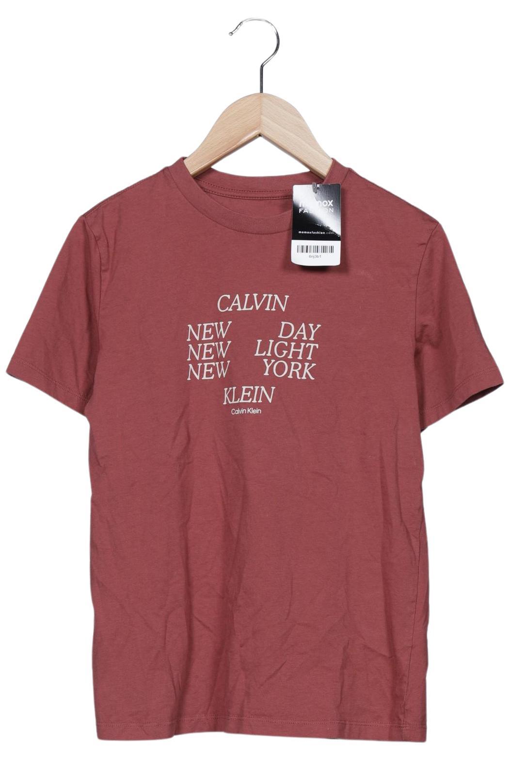 

Calvin Klein Jeans Damen T-Shirt, bordeaux, Gr. 34