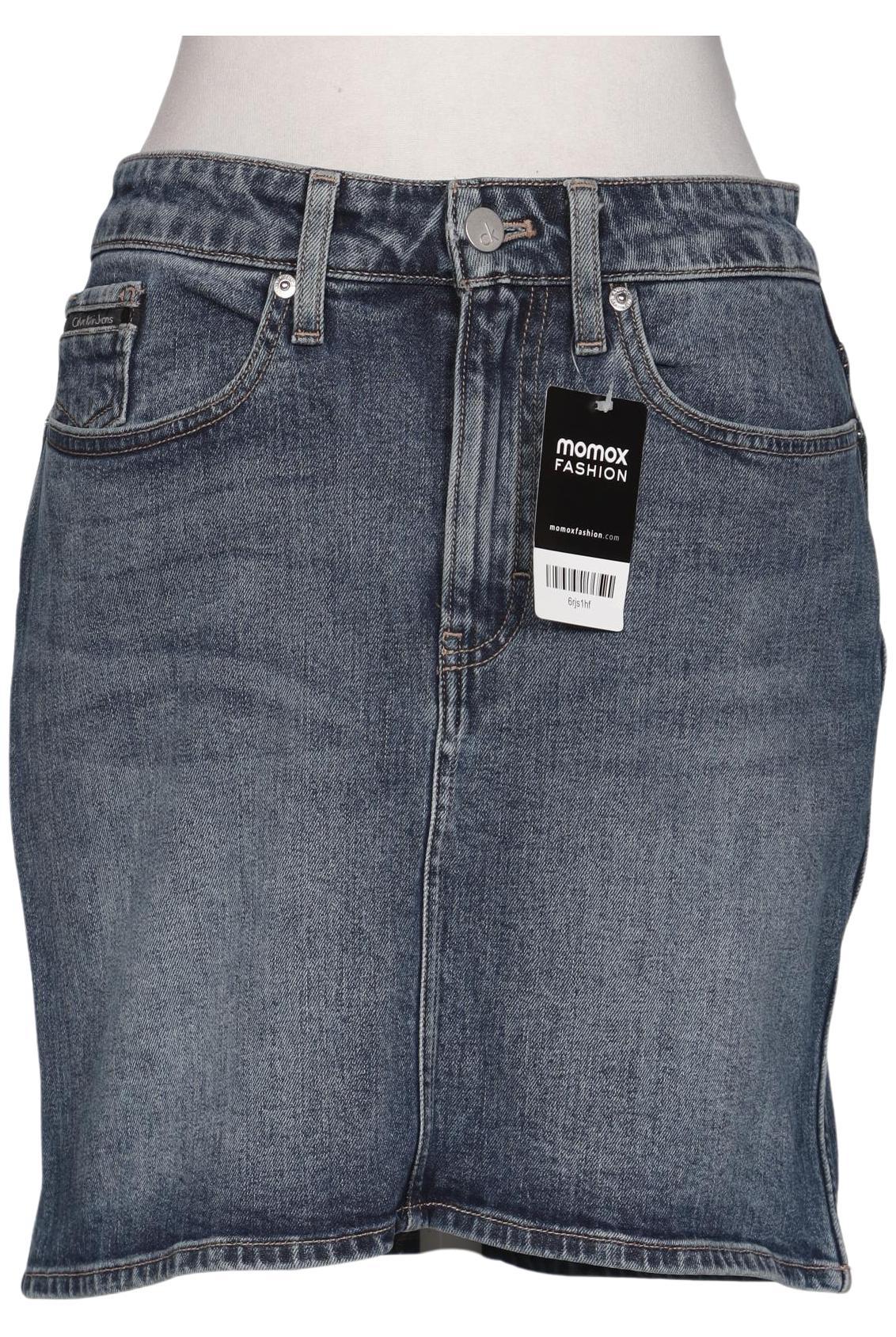 

Calvin Klein Jeans Damen Rock, blau, Gr. 26