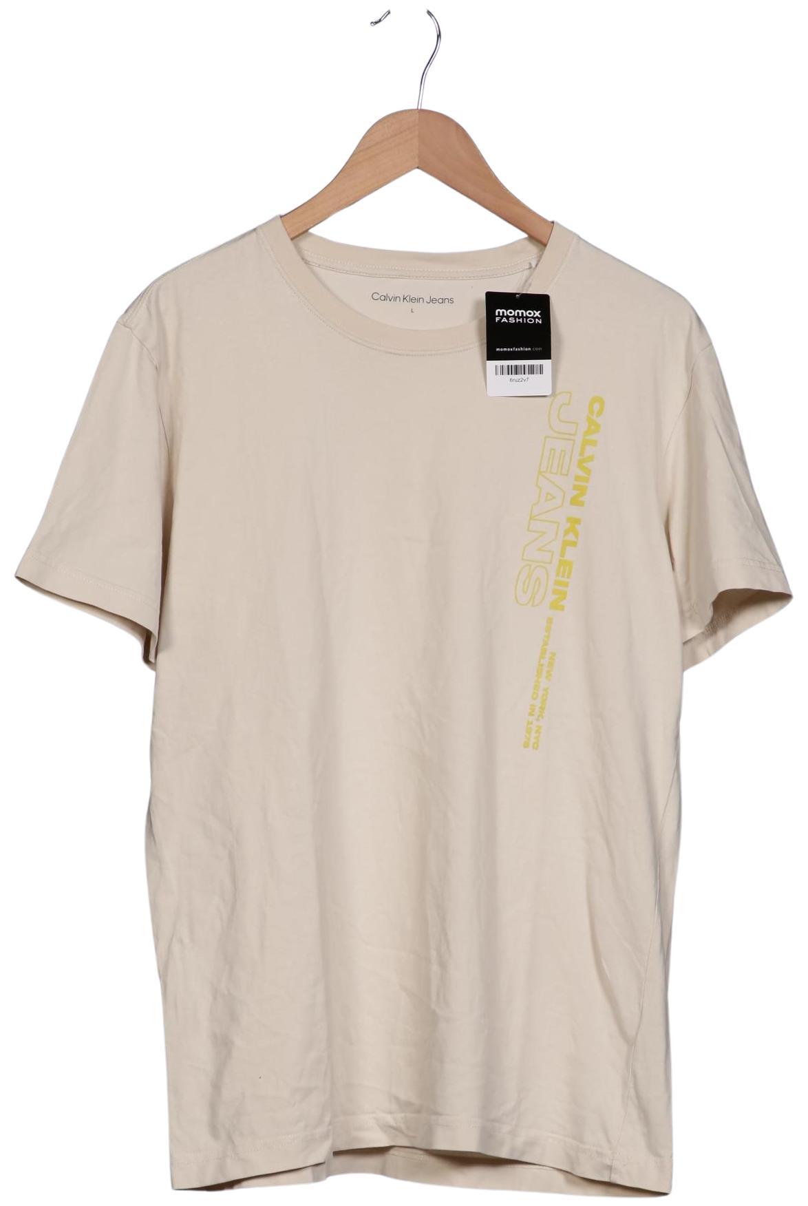 

Calvin Klein Jeans Herren T-Shirt, cremeweiß, Gr. 52