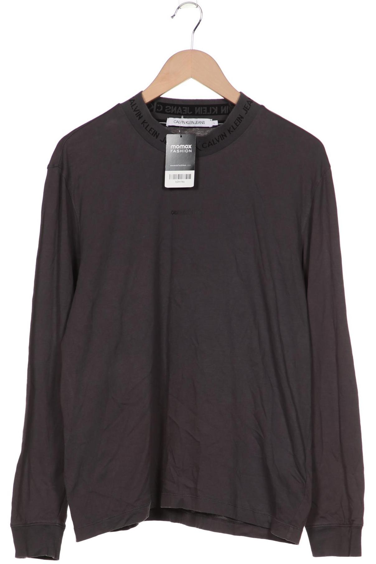 

Calvin Klein Jeans Herren Langarmshirt, grau, Gr. 52