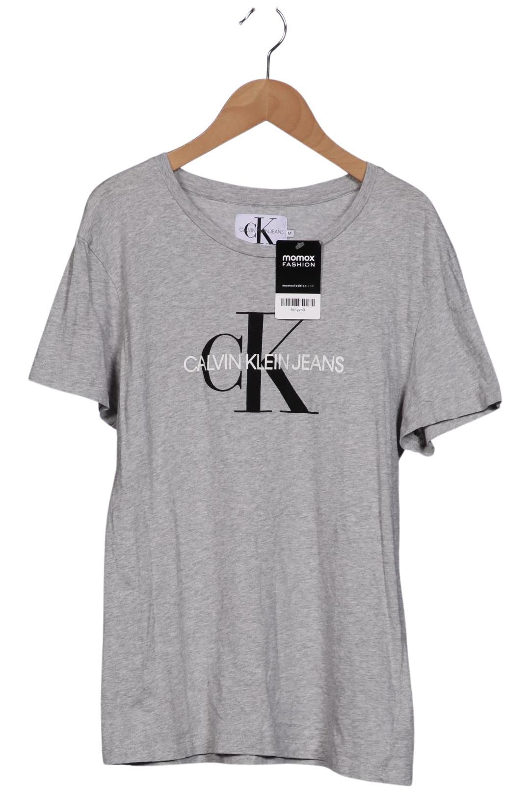

Calvin Klein Jeans Damen T-Shirt, grau, Gr. 38