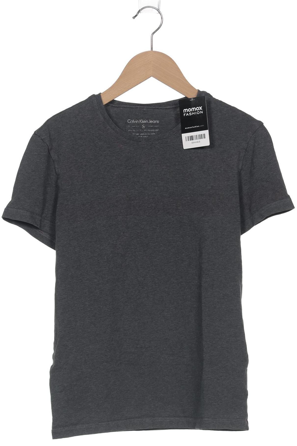

Calvin Klein Jeans Damen T-Shirt, grau, Gr. 36