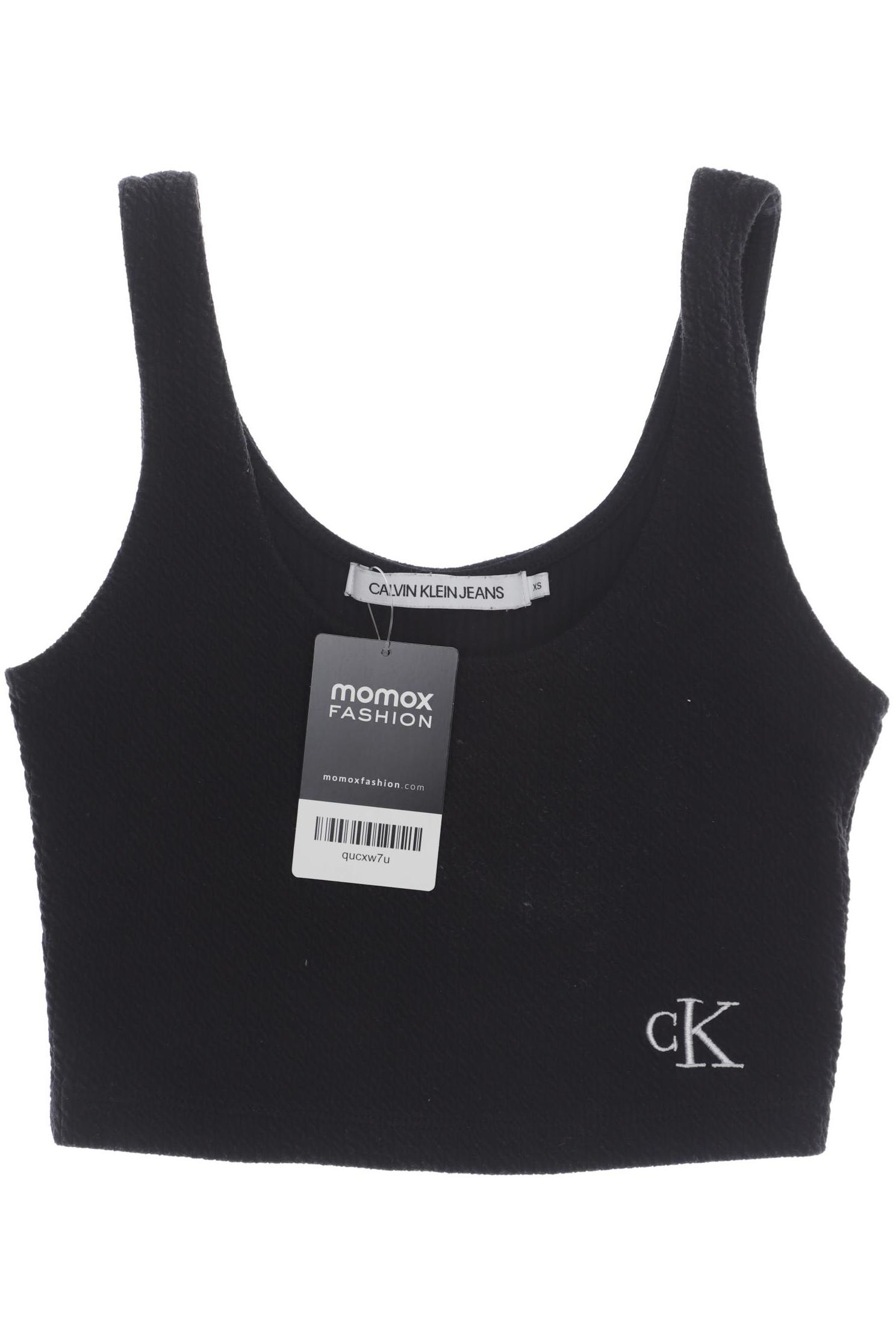 

Calvin Klein Jeans Damen Top, schwarz, Gr. 34