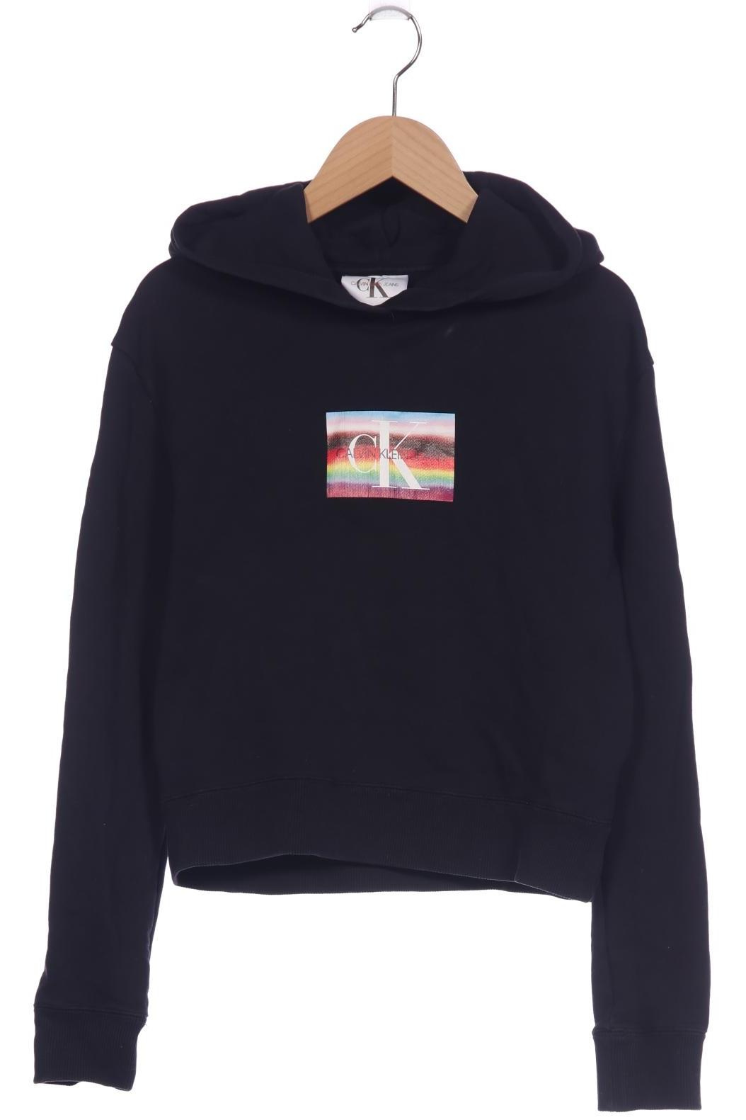 

Calvin Klein Jeans Damen Kapuzenpullover, schwarz, Gr. 34