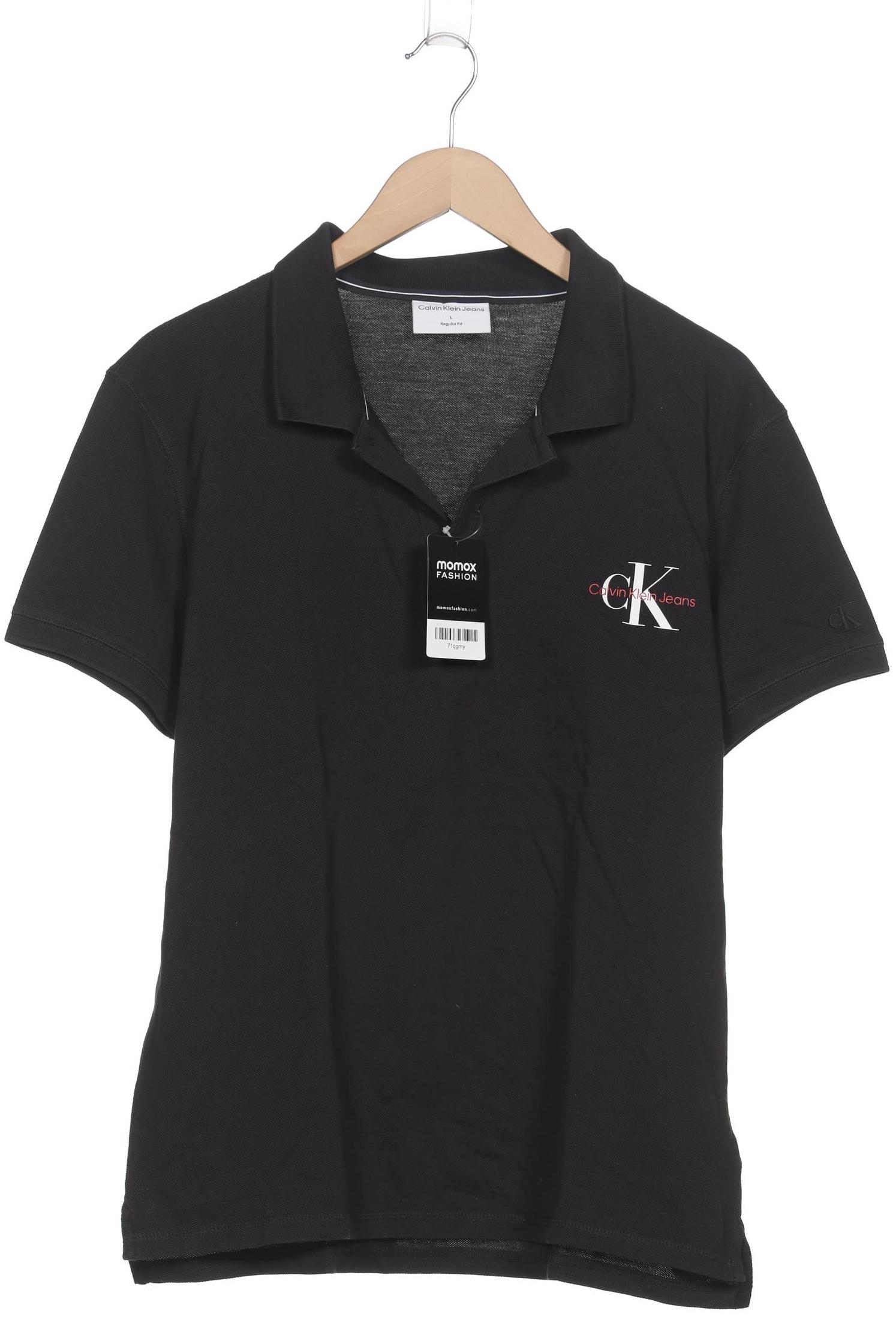 

Calvin Klein Jeans Herren Poloshirt, schwarz, Gr. 52