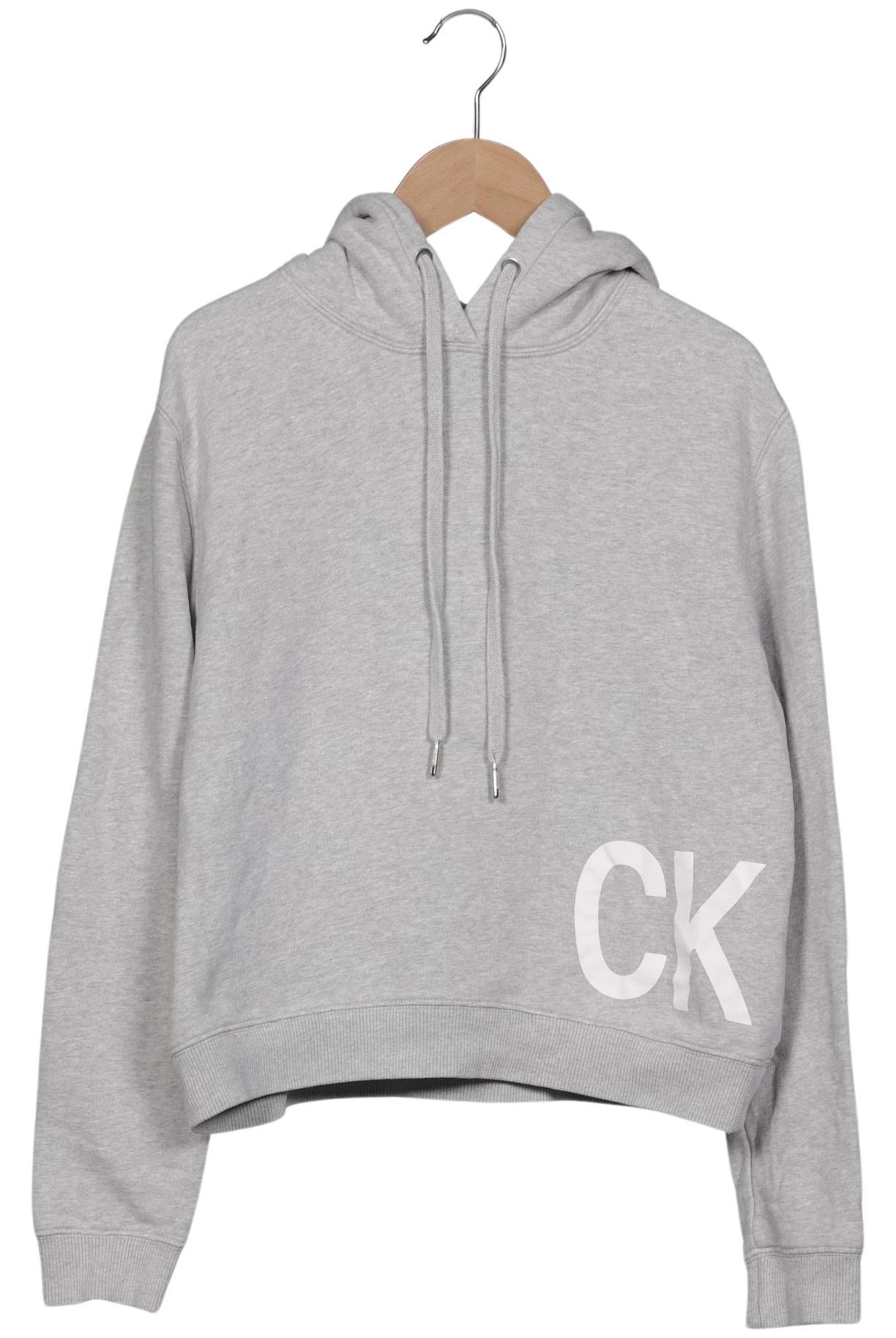 

Calvin Klein Jeans Damen Kapuzenpullover, grau, Gr. 36