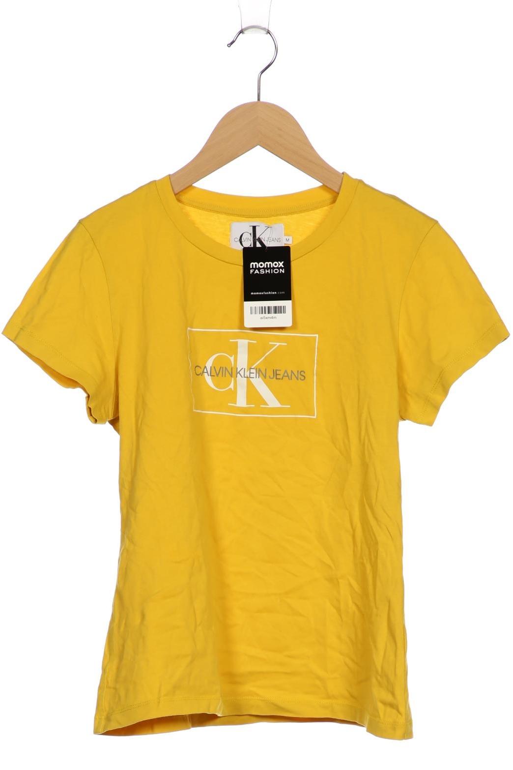 

Calvin Klein Jeans Damen T-Shirt, gelb, Gr. 38