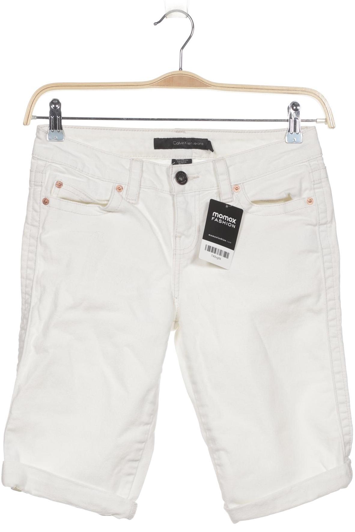 

Calvin Klein Jeans Damen Shorts, weiß, Gr. 27