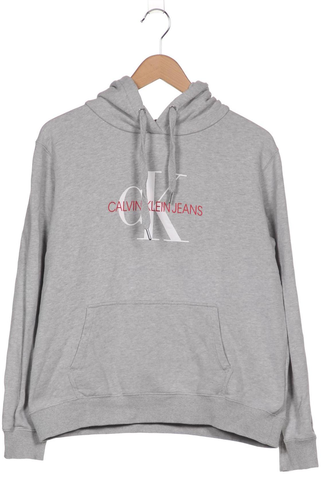 

Calvin Klein Jeans Damen Kapuzenpullover, grau