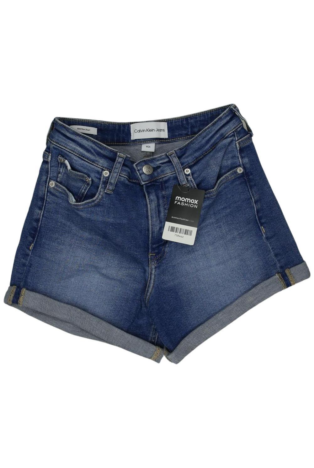 

Calvin Klein Jeans Damen Shorts, blau, Gr. 26
