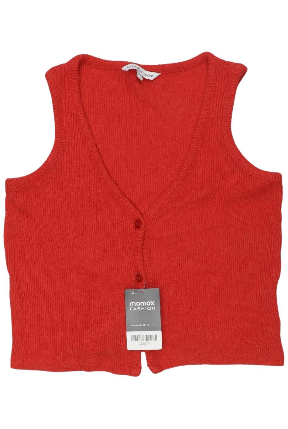 

Calvin Klein Jeans Damen Weste, rot, Gr. 34