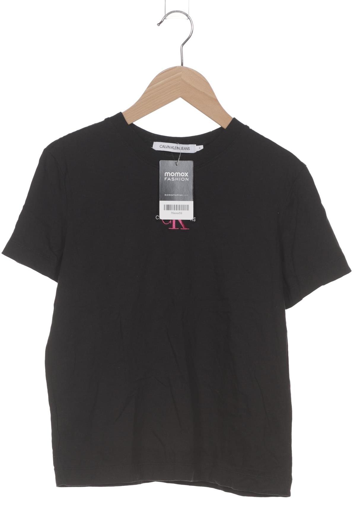 

Calvin Klein Jeans Damen T-Shirt, schwarz, Gr. 36