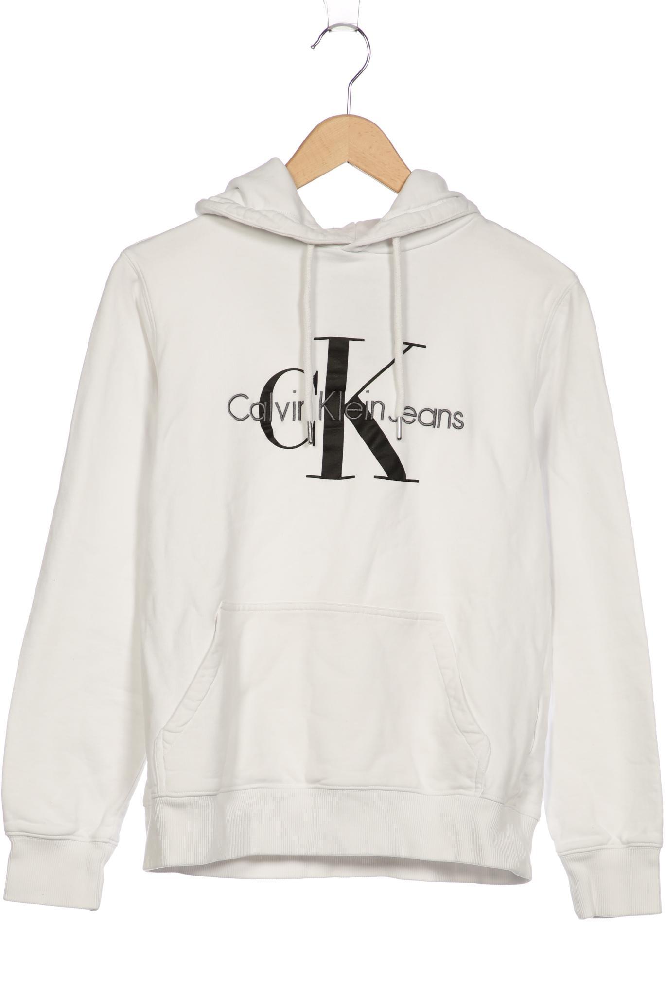 

Calvin Klein Jeans Herren Kapuzenpullover, weiß, Gr. 48
