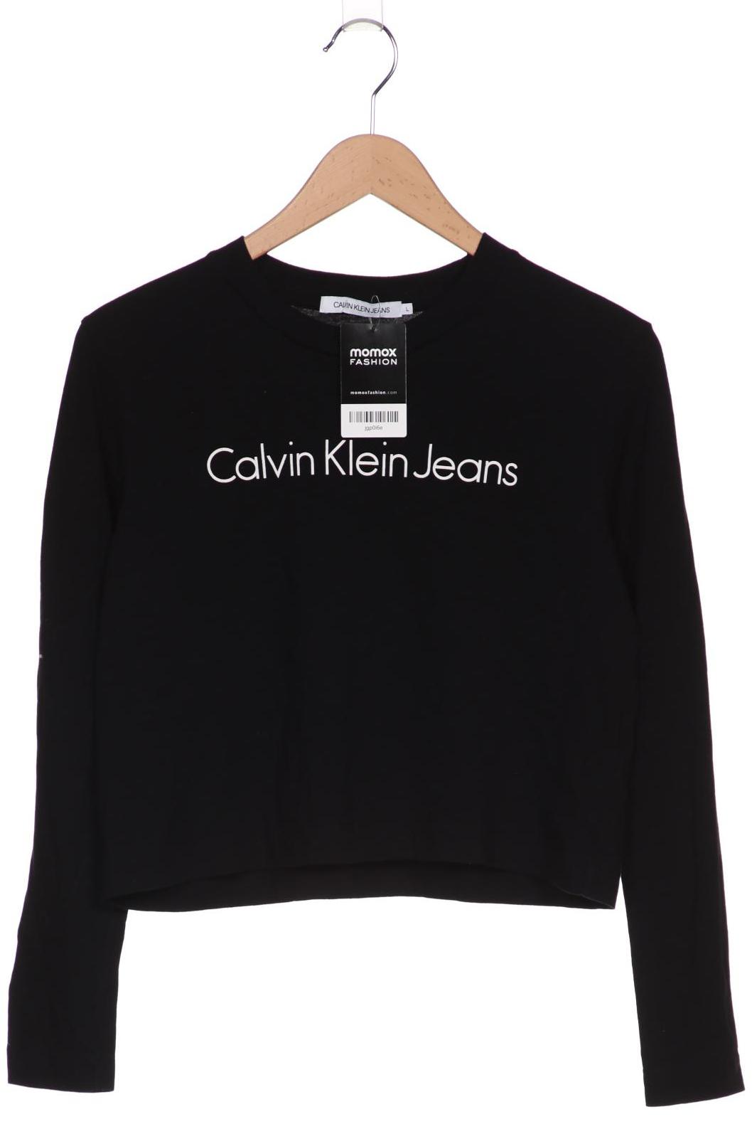 

Calvin Klein Jeans Damen Langarmshirt, schwarz, Gr. 42