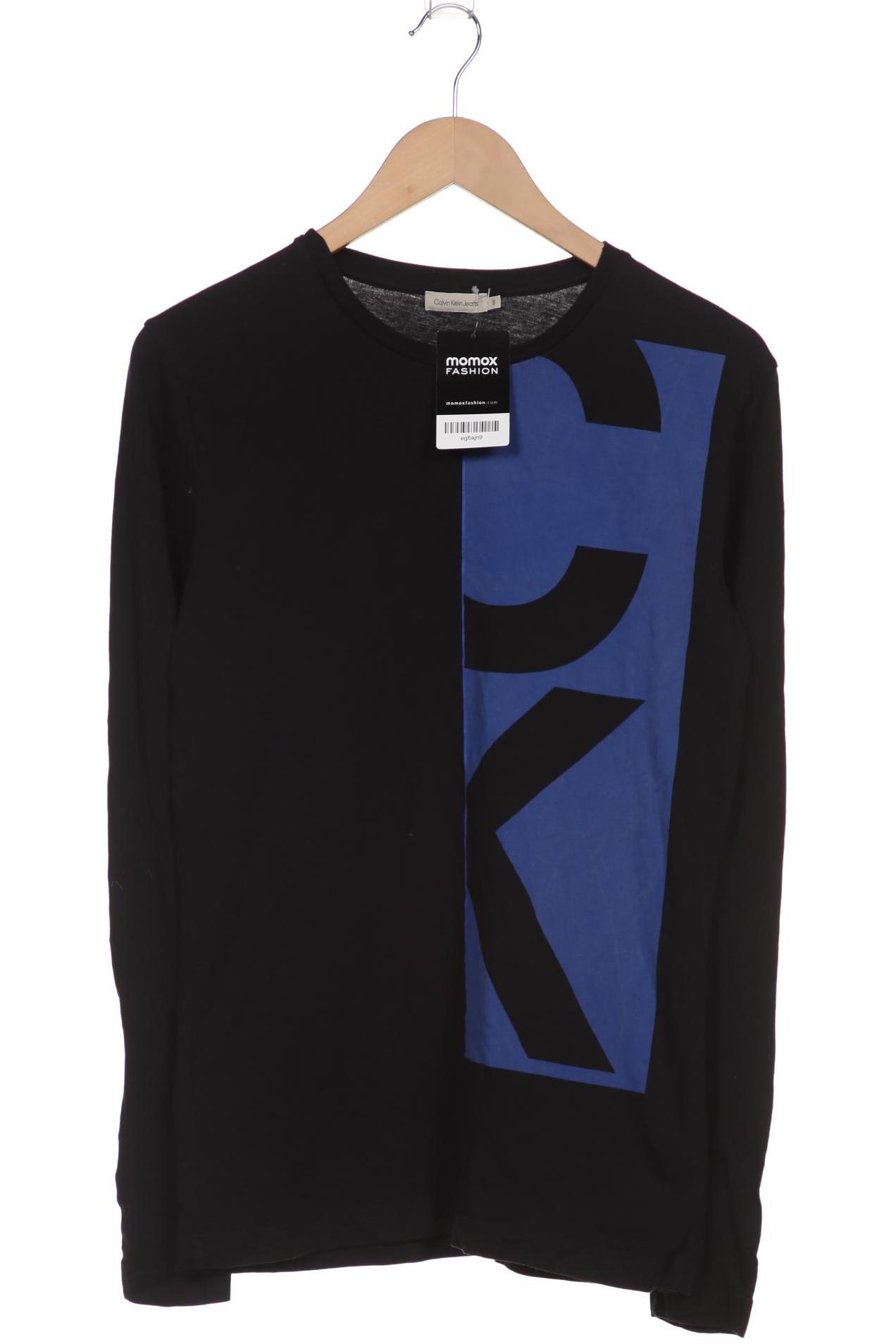 

Calvin Klein Jeans Damen Langarmshirt, schwarz, Gr. 36