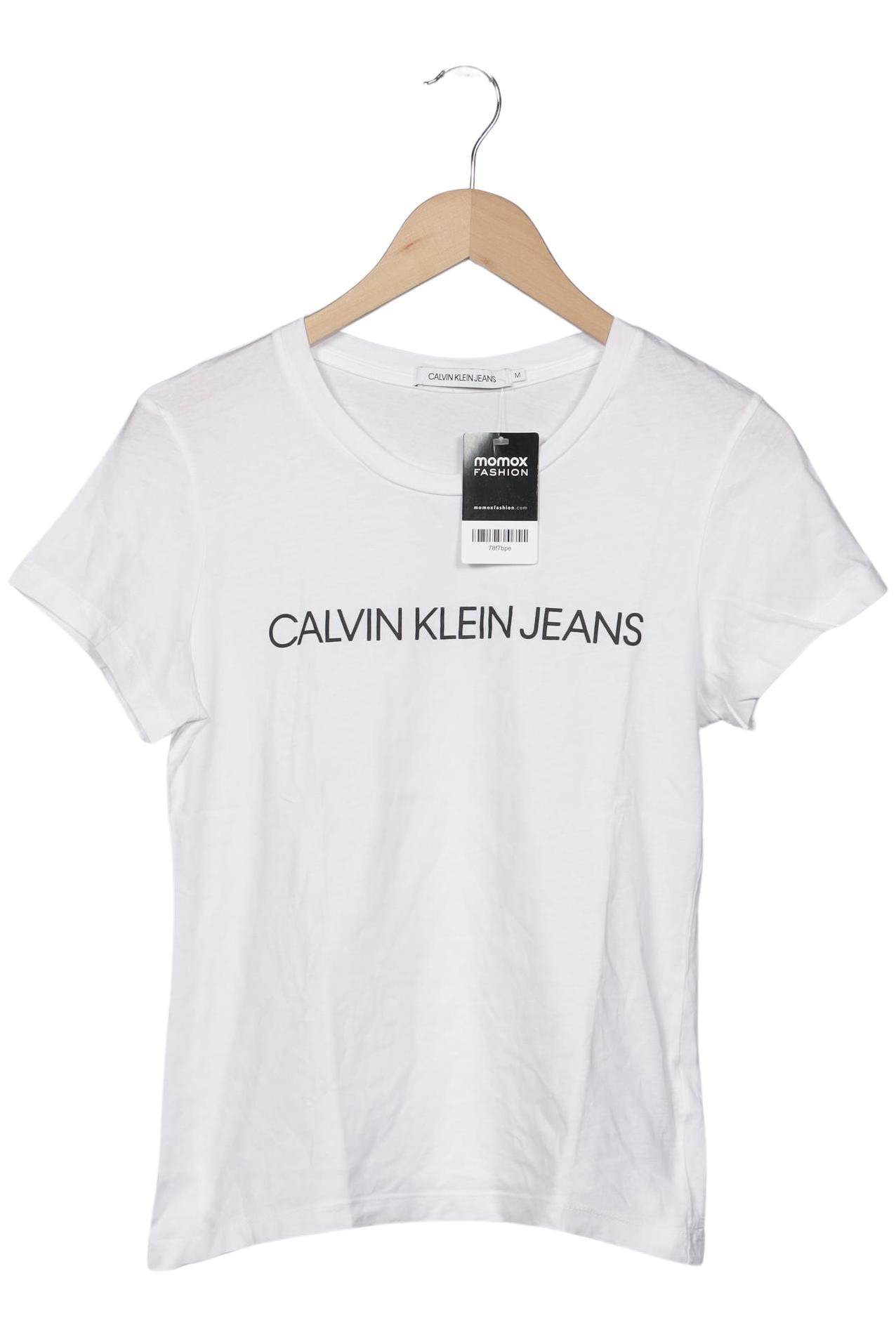 

Calvin Klein Jeans Damen T-Shirt, weiß, Gr. 38