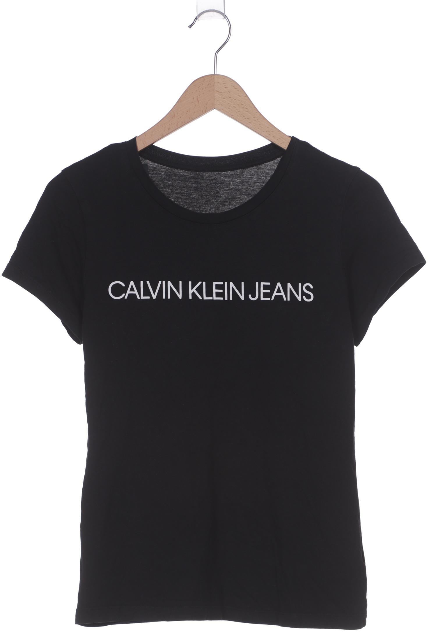 

Calvin Klein Jeans Damen T-Shirt, schwarz, Gr. 34