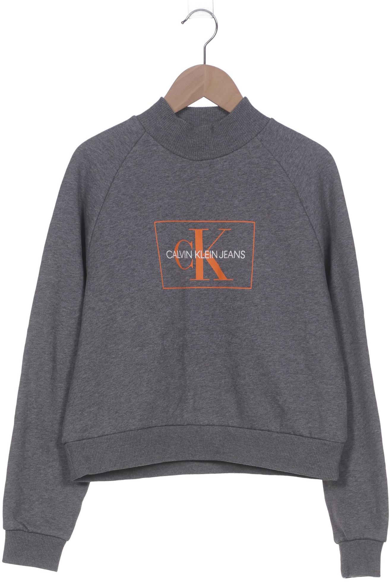 

Calvin Klein Jeans Damen Sweatshirt, grau, Gr. 34