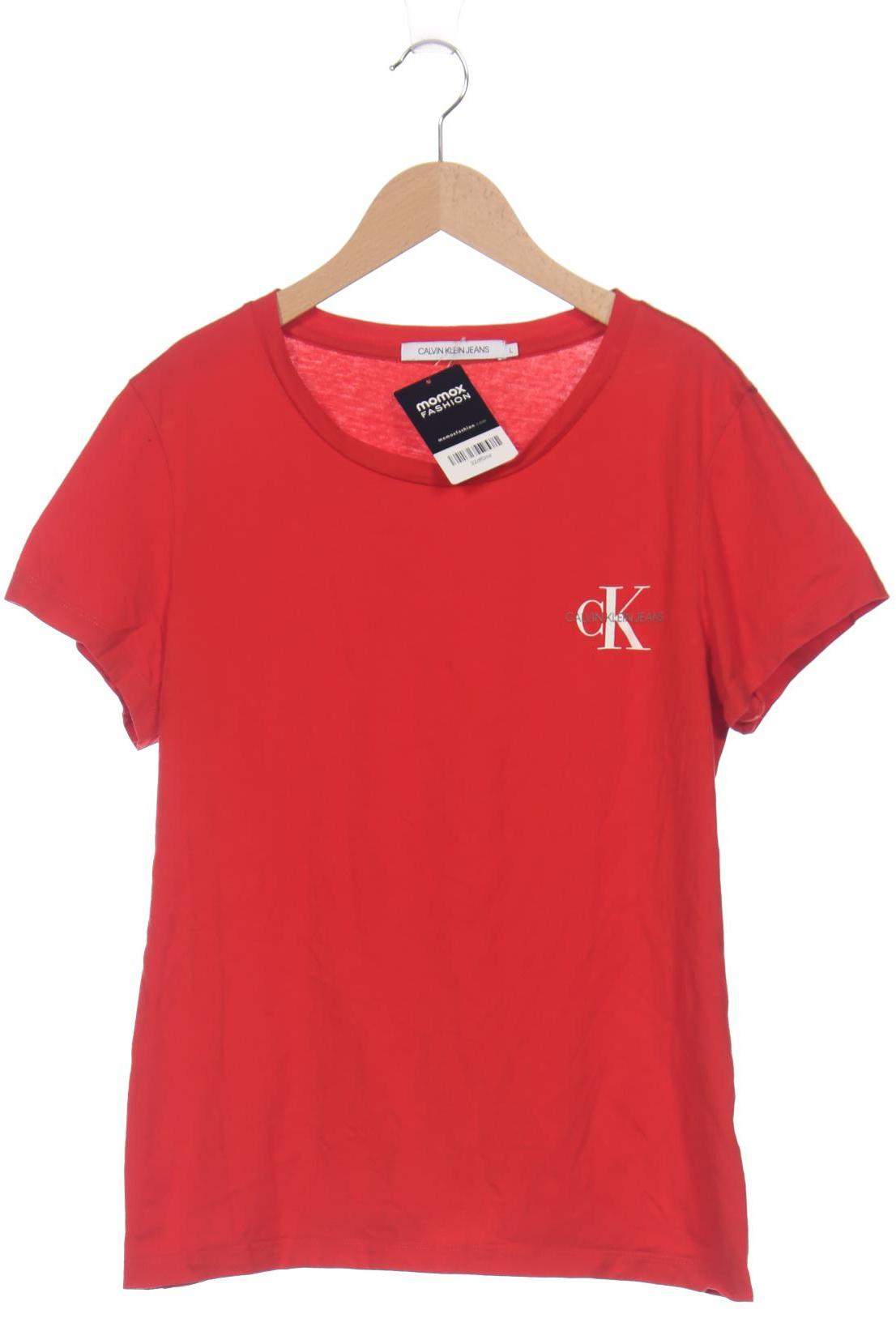 

Calvin Klein Jeans Damen T-Shirt, rot, Gr. 42