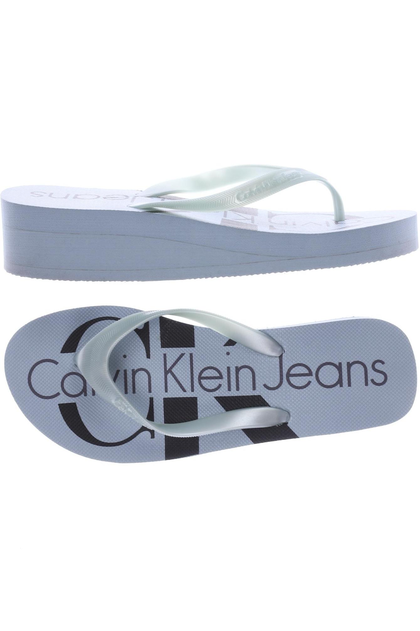 

Calvin Klein Jeans Damen Sandale, hellblau, Gr. 36