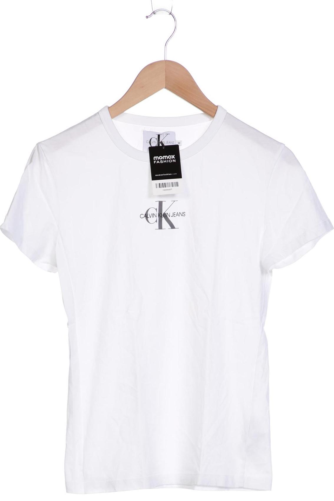 

Calvin Klein Jeans Damen T-Shirt, weiß, Gr. 38