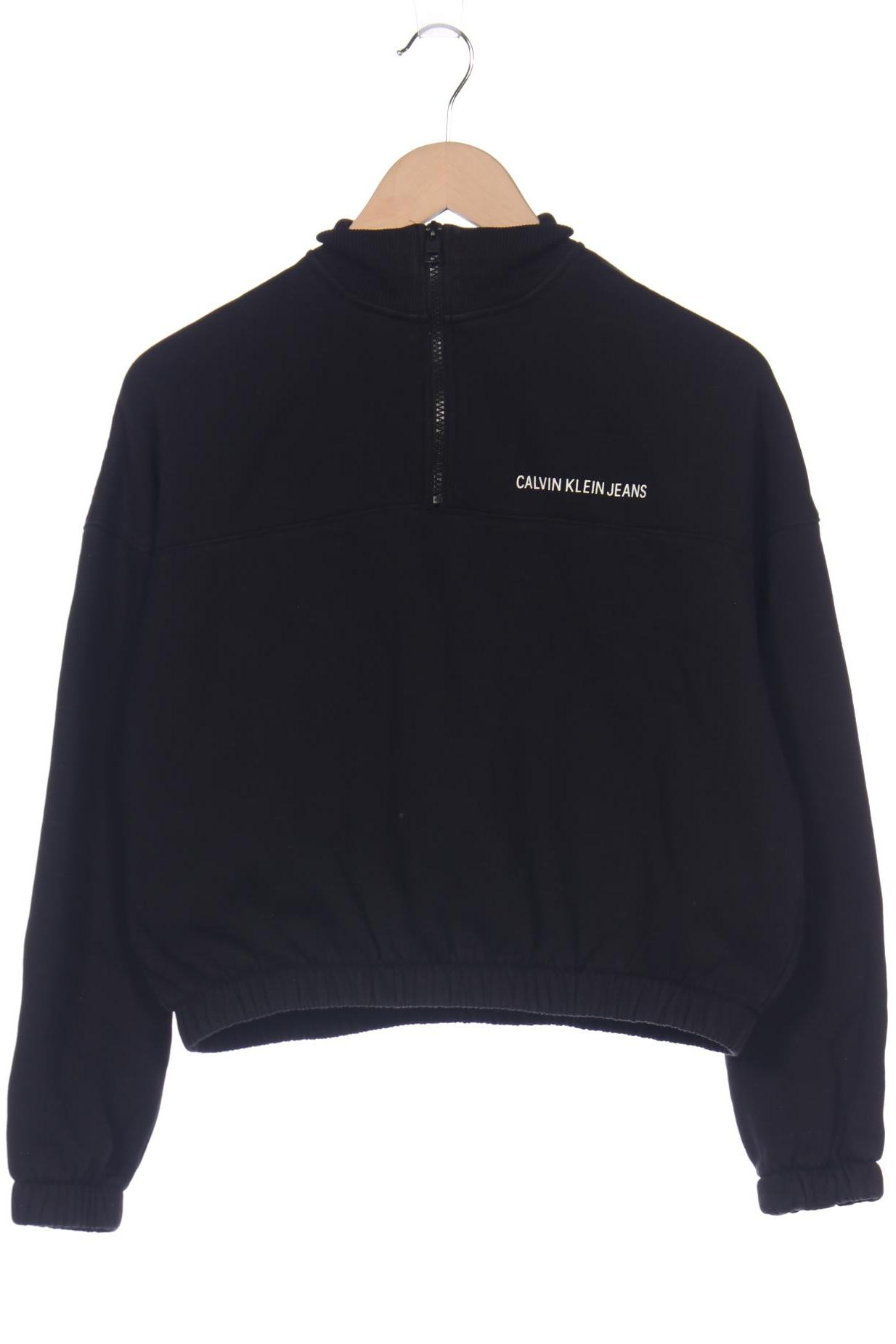 

Calvin Klein Jeans Damen Sweatshirt, schwarz, Gr. 34