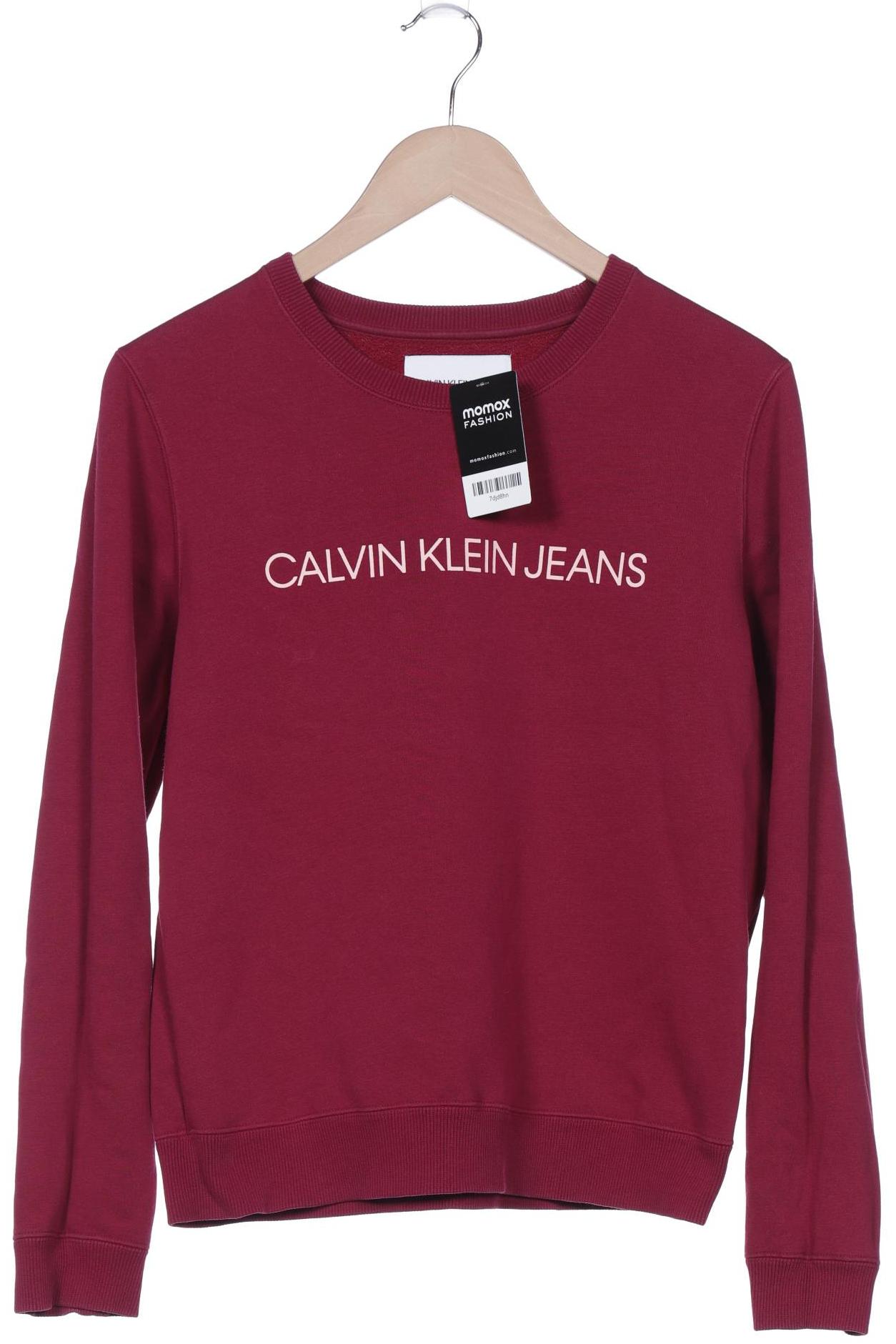

Calvin Klein Jeans Damen Sweatshirt, bordeaux, Gr. 38